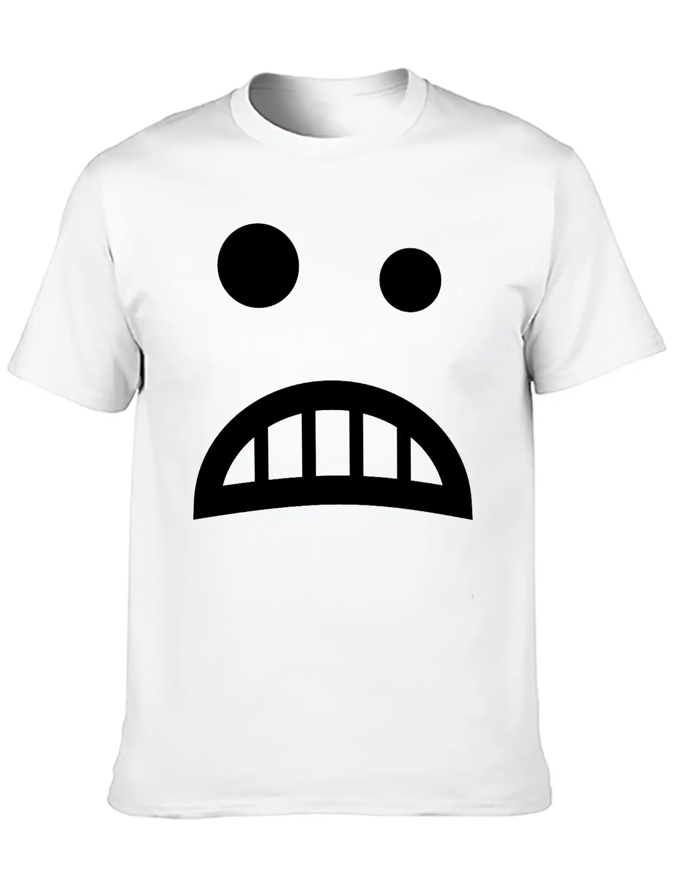 Angst Smiley Modern Fit Casual T-Shirt – Clean And Versatile Design
