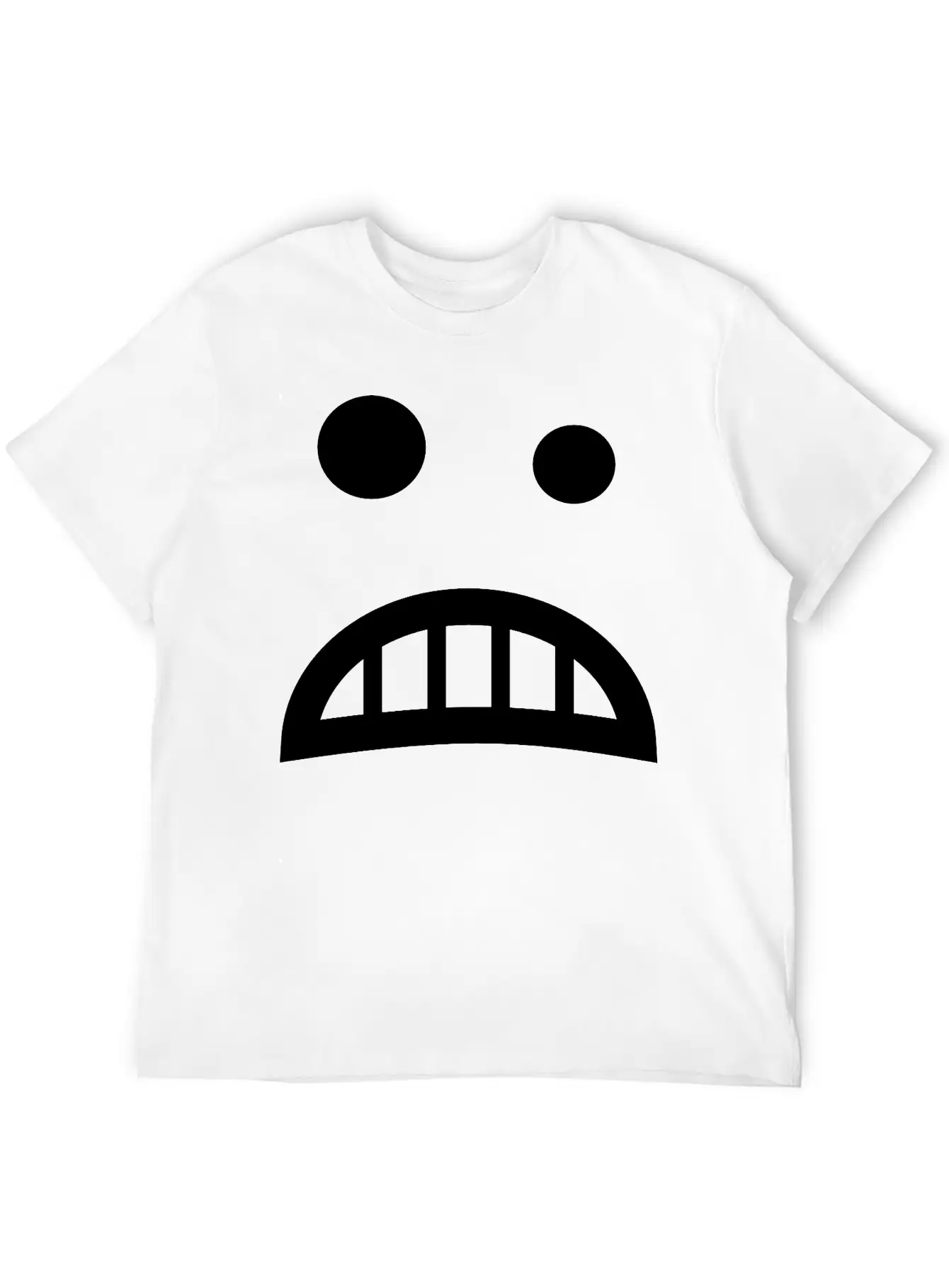 Angst Smiley Modern Fit Casual T-Shirt – Clean And Versatile Design