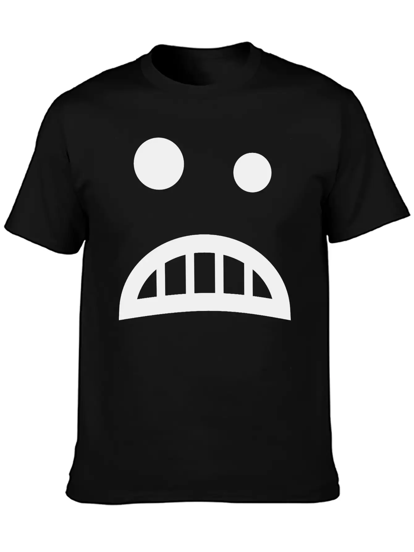 Angst Smiley Modern Fit Casual T-Shirt – Clean And Versatile Design