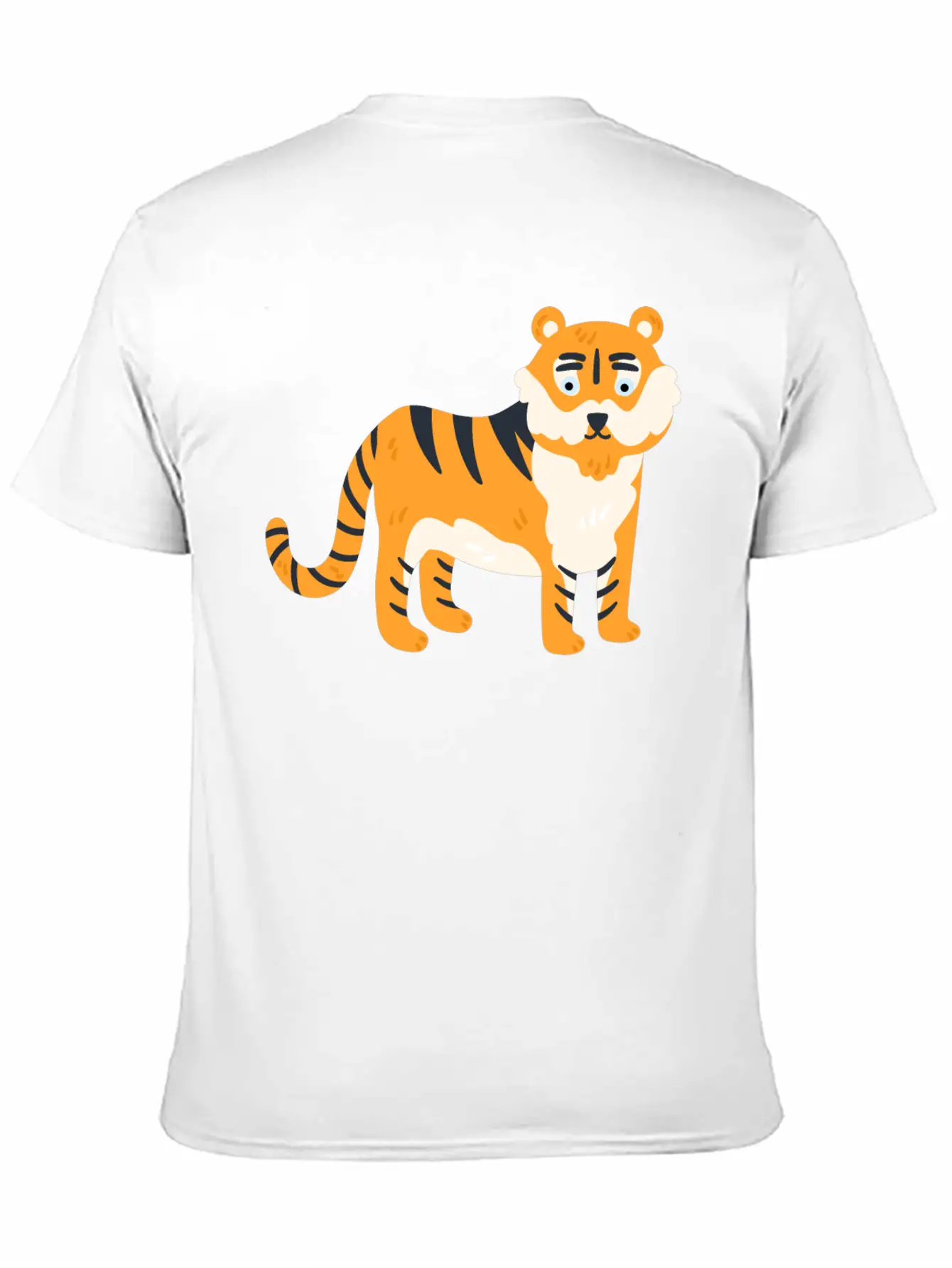Animal Lion Style Design Soft Cotton Short Sleeve Tee – Unisex Wardrobe Staple