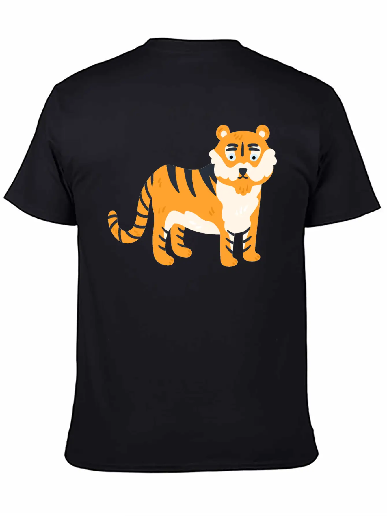 Animal Lion Style Design Soft Cotton Short Sleeve Tee – Unisex Wardrobe Staple