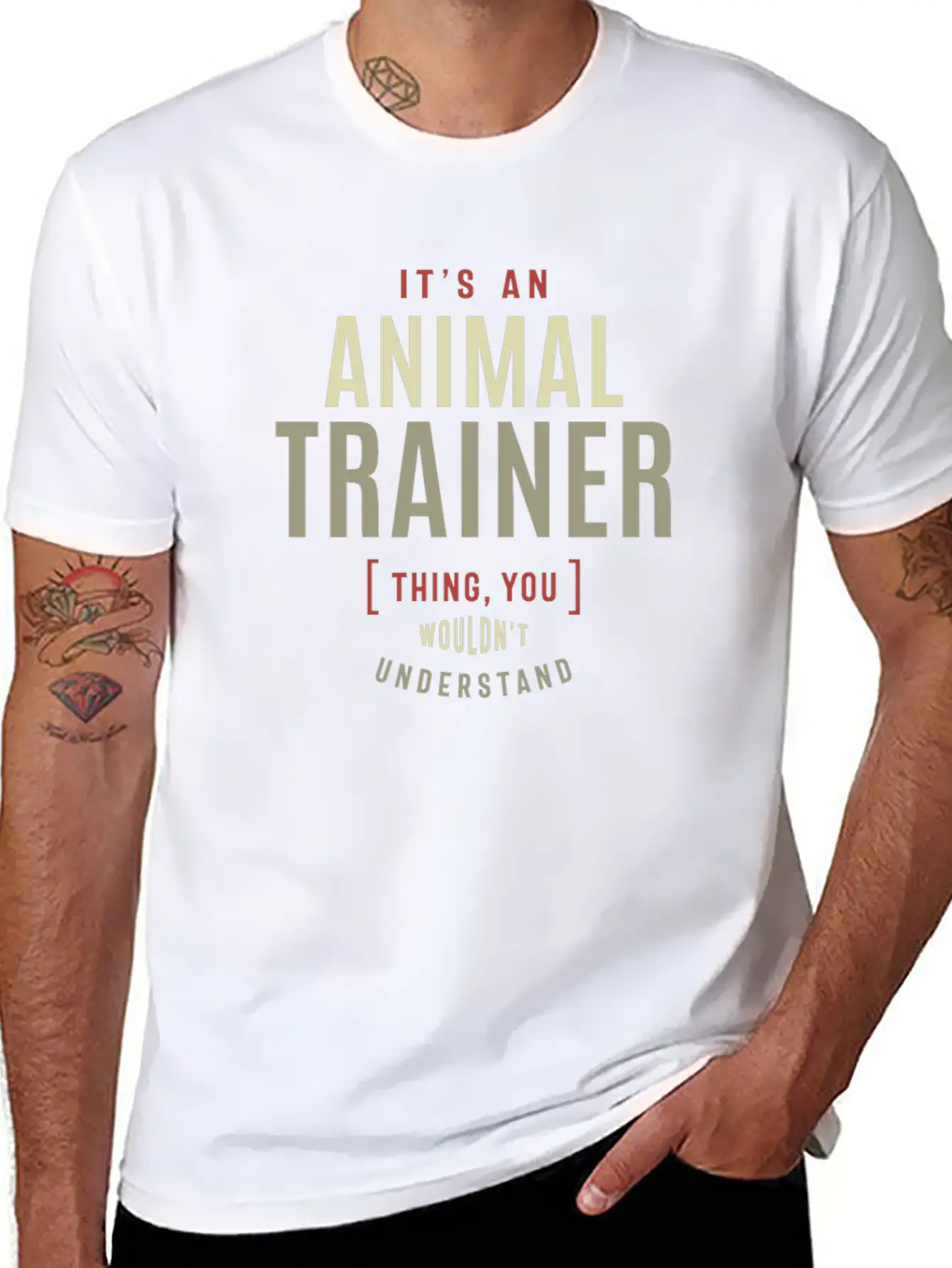 Animal Trainer Thing You Wouldn't Understand Lightweight Cotton T-Shirt – Daily Comfort Graphic Shirt