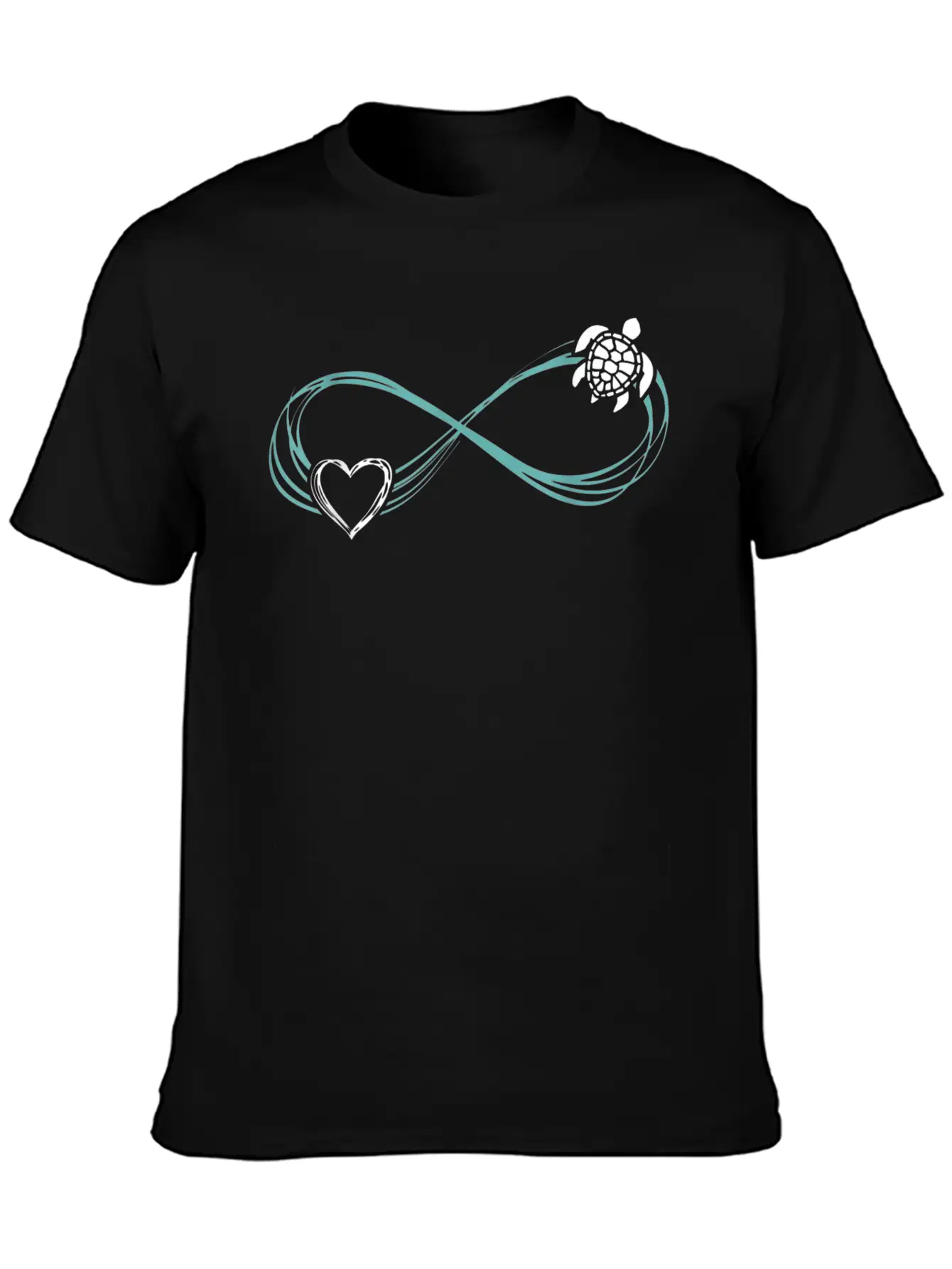 Animal Turtle Lover Valentines Day Turtle Unisex Casual T-Shirt – Clean Design For Daily Comfort