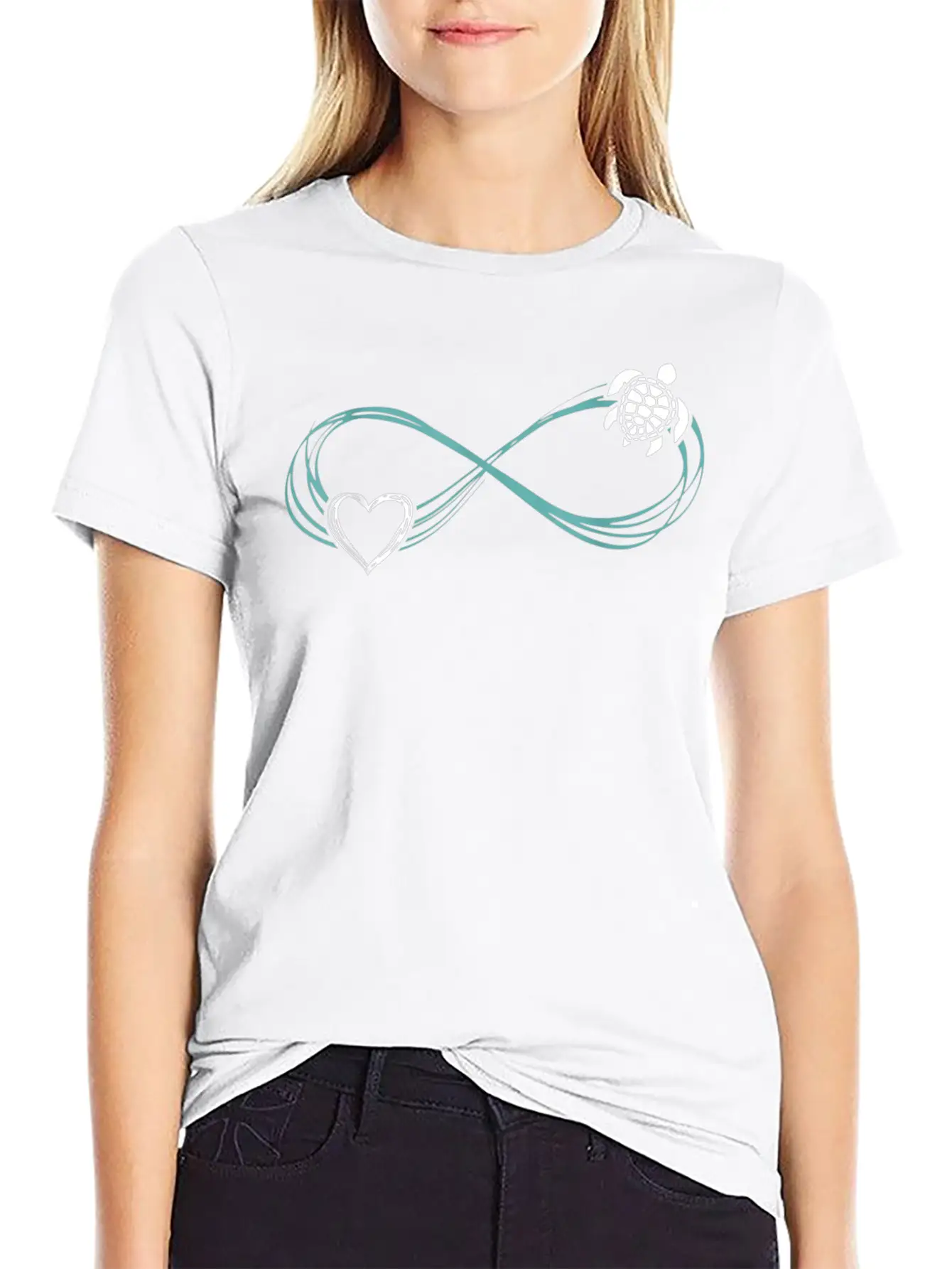 Animal Turtle Lover Valentines Day Turtle Unisex Casual T-Shirt – Clean Design For Daily Comfort