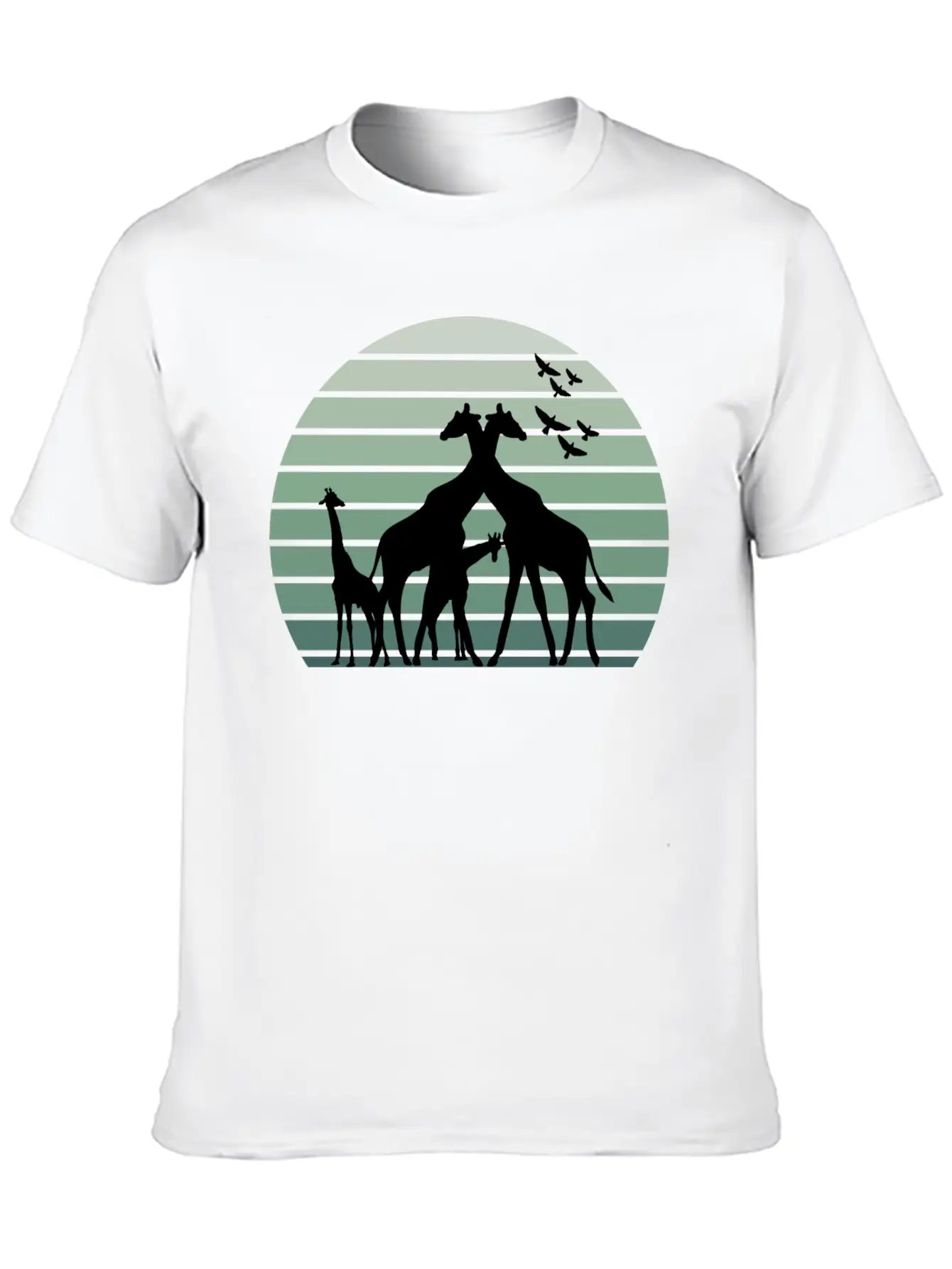 Animals Giraffes Soft Cotton Short Sleeve Tee – Unisex Wardrobe Staple
