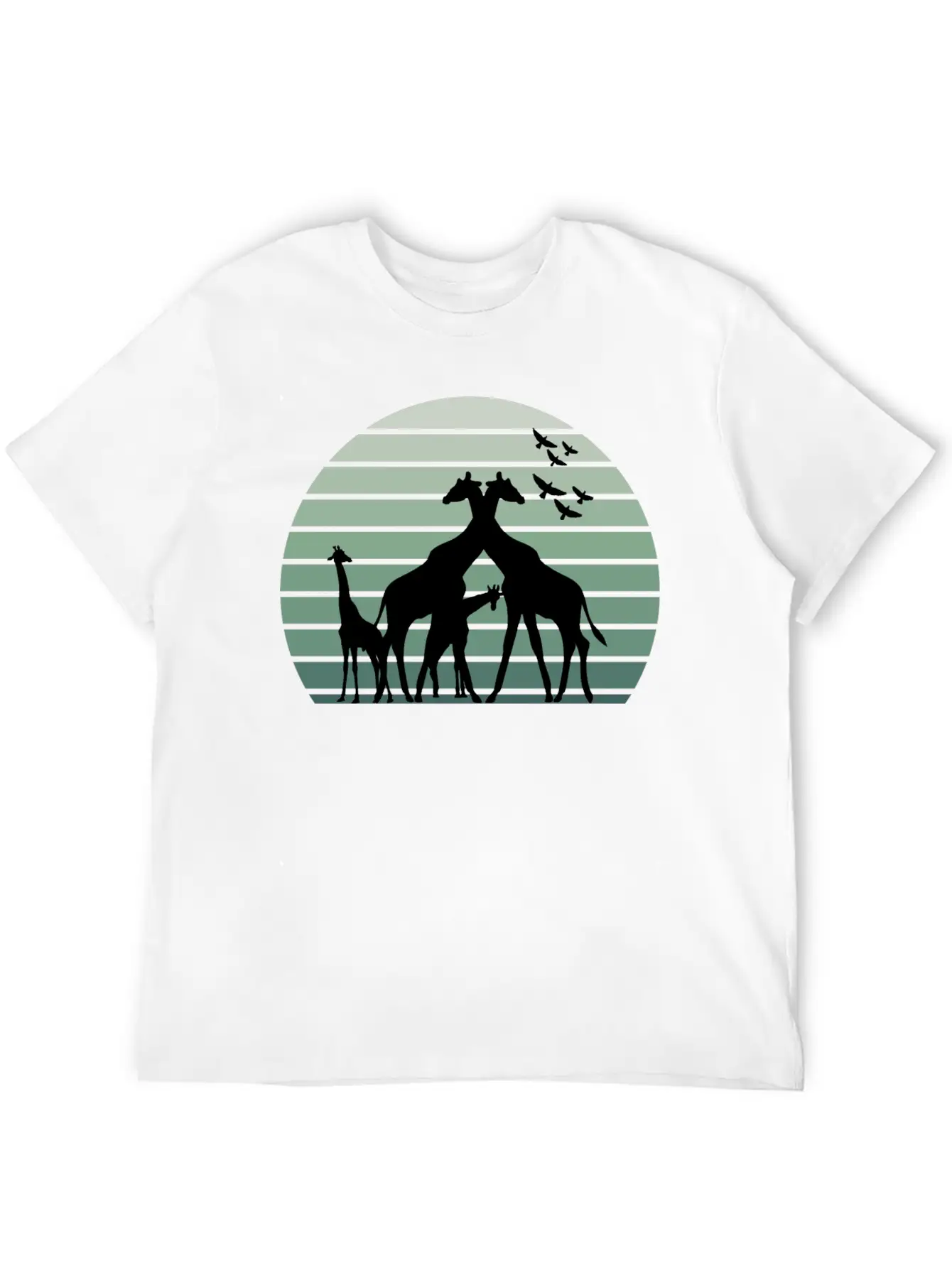 Animals Giraffes Soft Cotton Short Sleeve Tee – Unisex Wardrobe Staple