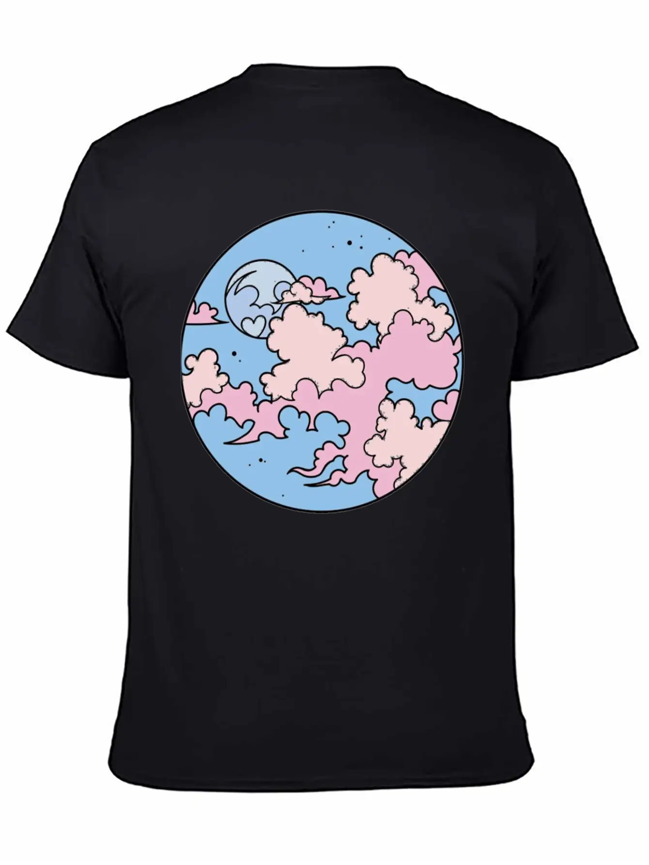 Anime Kawaii Sky Essential Cotton Tee For Daily Outfits – Unisex Style