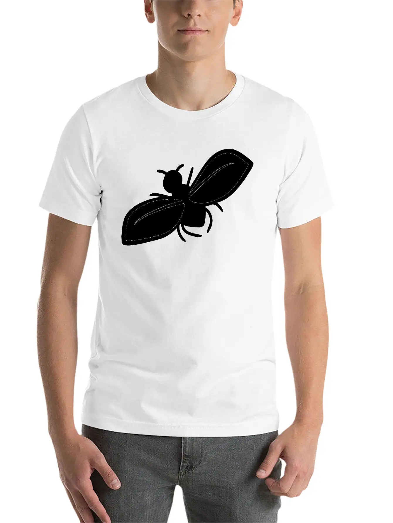 Annoying Fly Design Essential Cotton Tee For Daily Outfits – Unisex Style