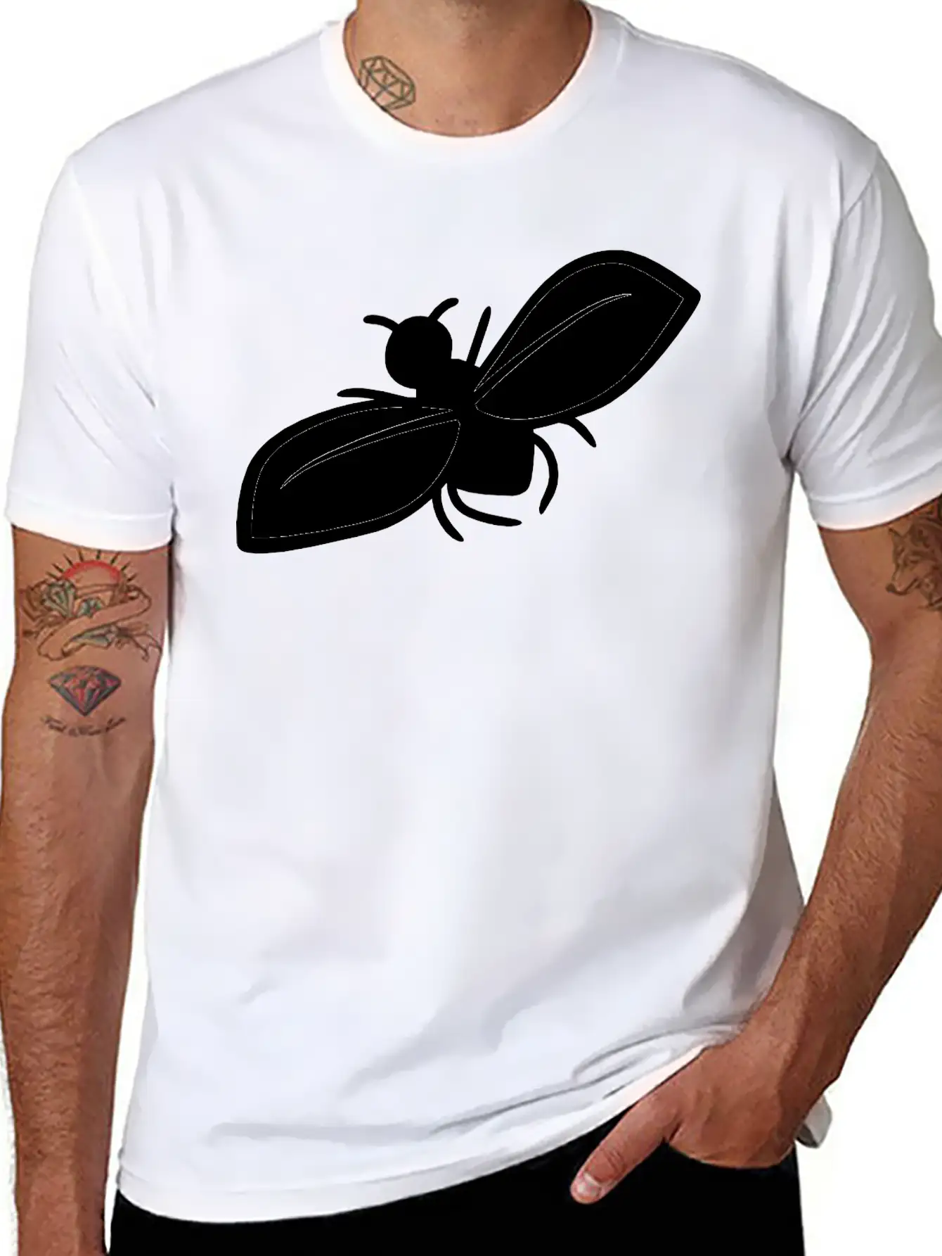 Annoying Fly Design Essential Cotton Tee For Daily Outfits – Unisex Style