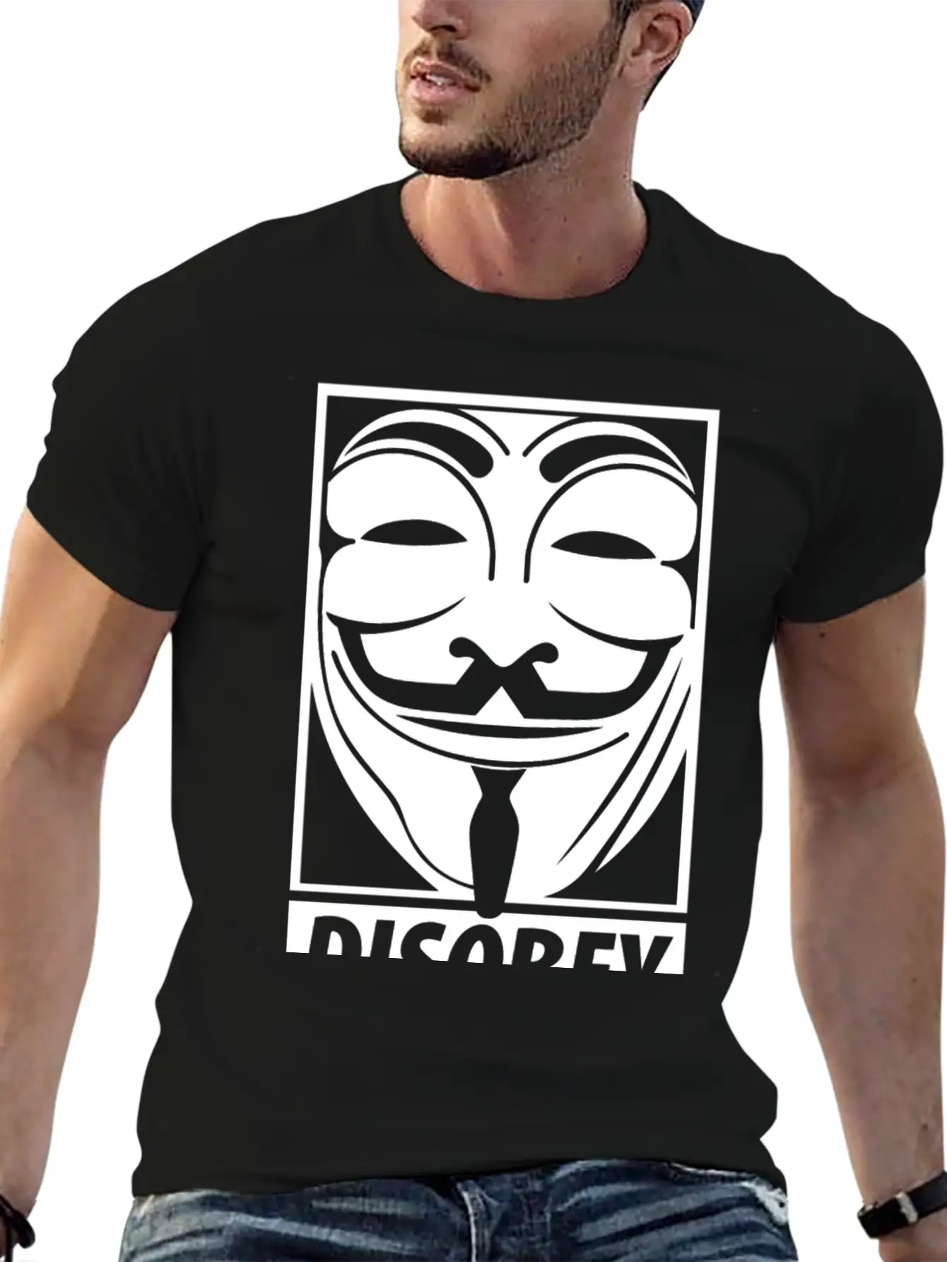 Anonymous Disobey Essential Cotton Tee For Daily Outfits – Unisex Style