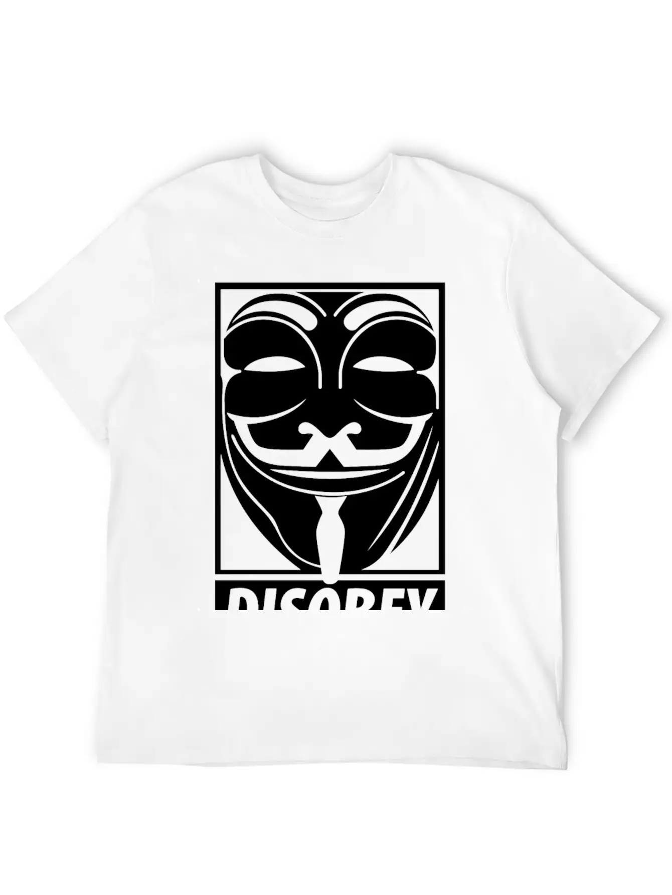 Anonymous Disobey Essential Cotton Tee For Daily Outfits – Unisex Style