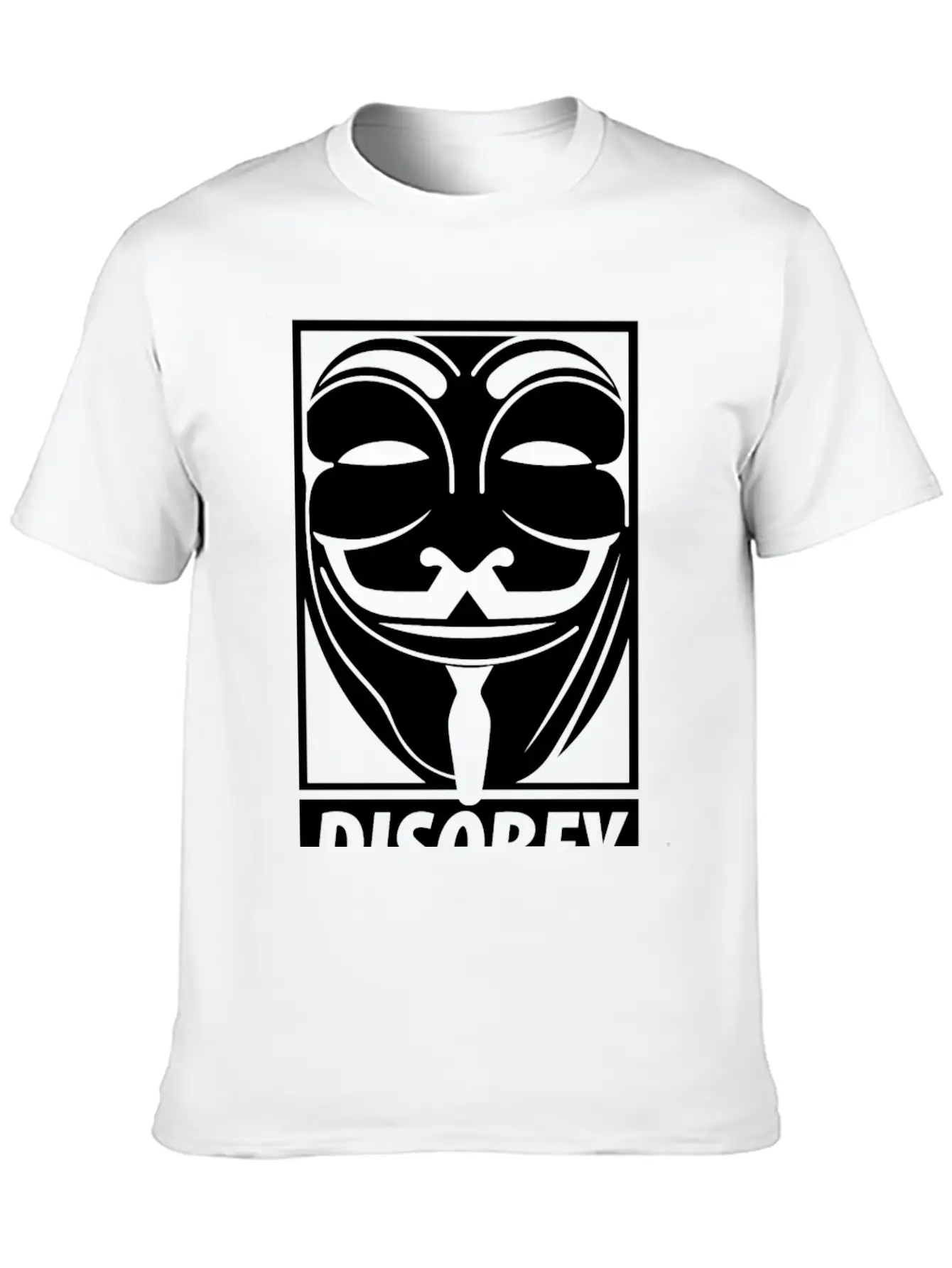 Anonymous Disobey Essential Cotton Tee For Daily Outfits – Unisex Style