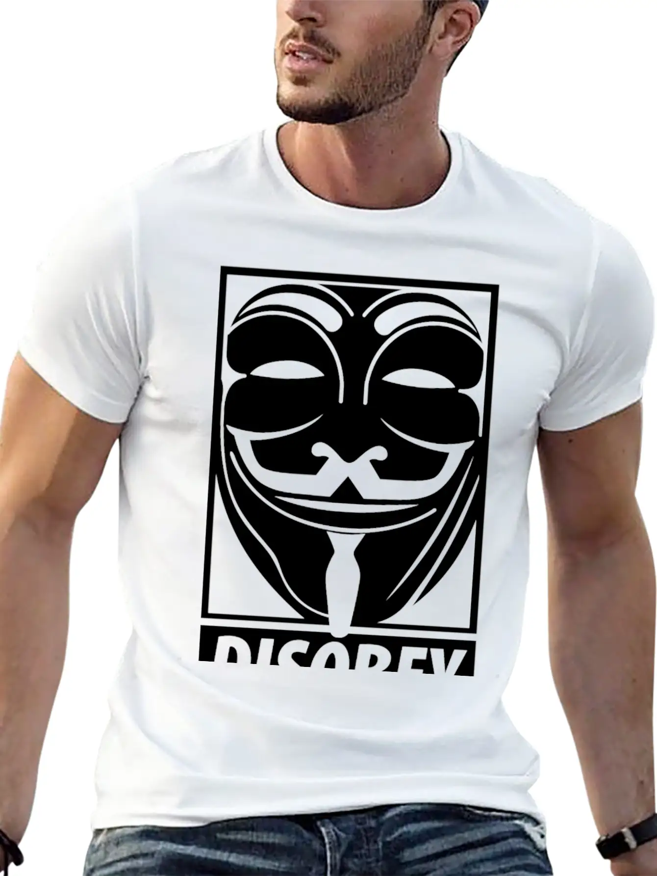 Anonymous Disobey Essential Cotton Tee For Daily Outfits – Unisex Style
