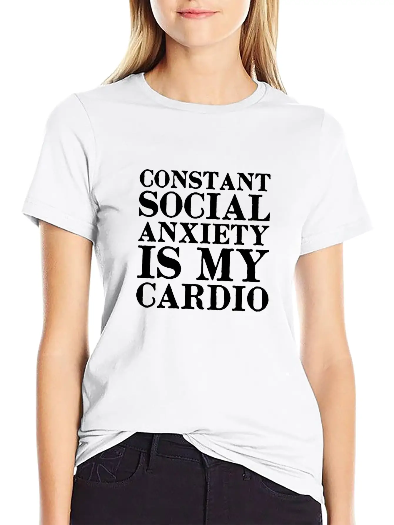 Anxiety Amazon Logo Basic Graphic T-Shirt – Daily Comfort In Soft Cotton