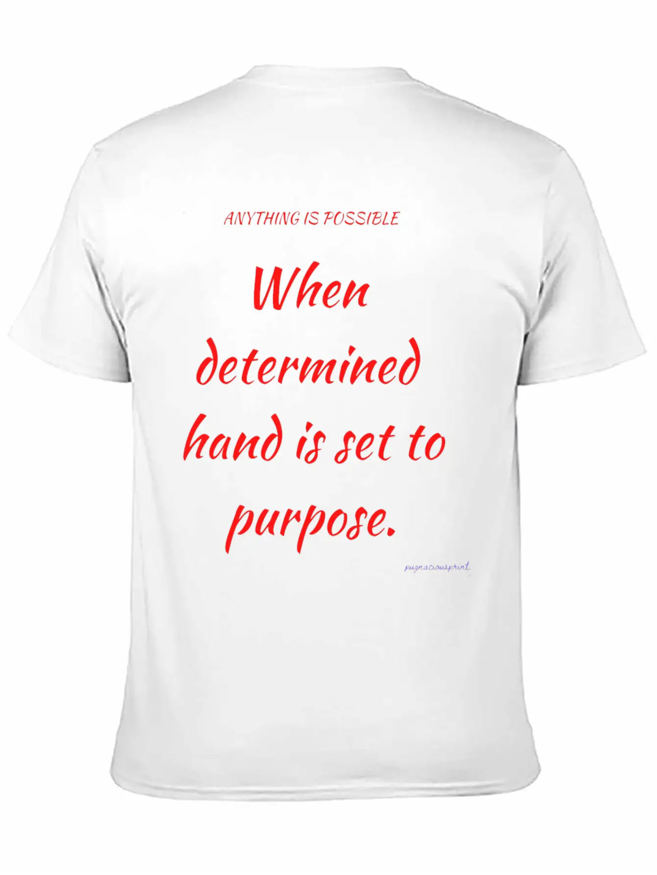 Anything Is Possible Modern Fit Casual T-Shirt ��� Clean And Versatile Design