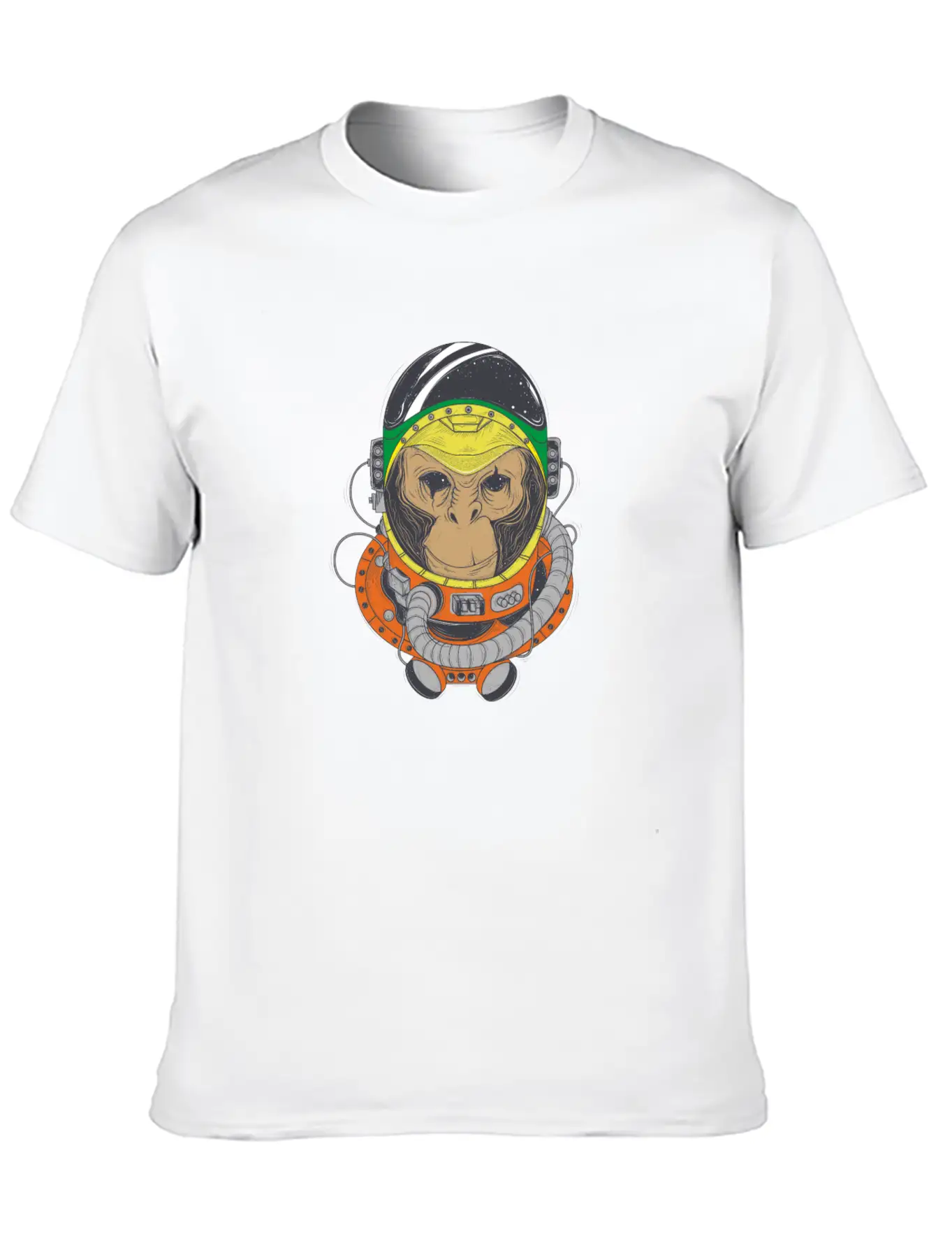 Ape In Space Essential Cotton Tee For Daily Outfits – Unisex Style