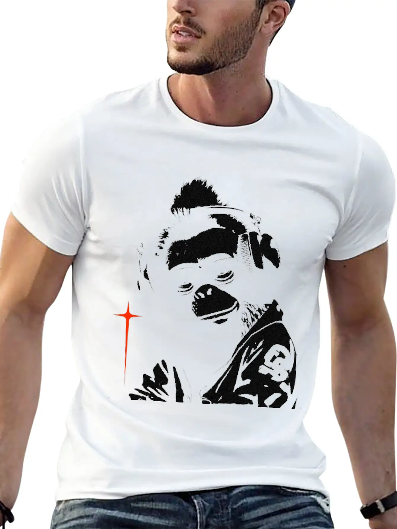 Ape On The Beat Essential Cotton Tee For Daily Outfits – Unisex Style