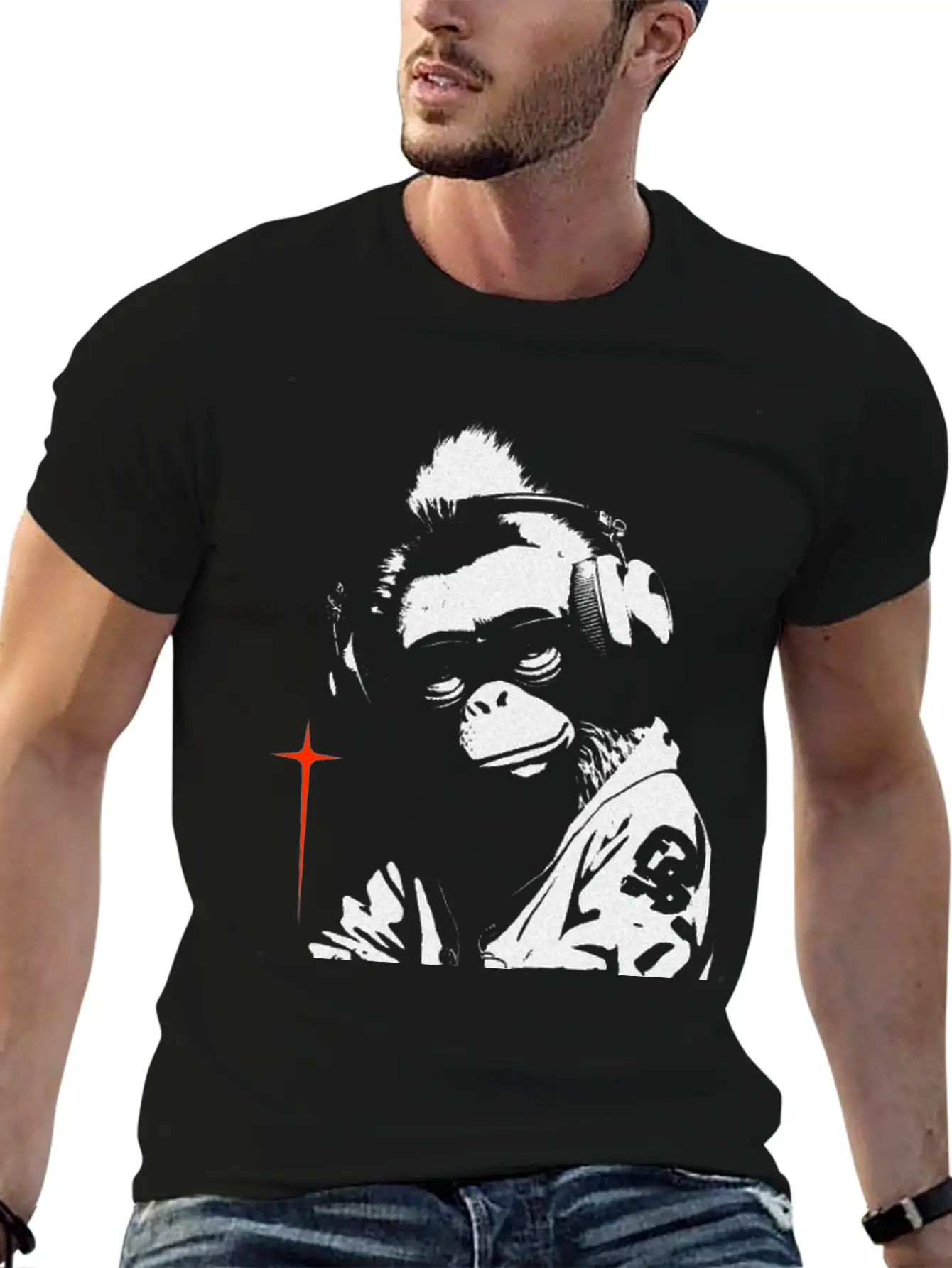 Ape On The Beat Essential Cotton Tee For Daily Outfits – Unisex Style