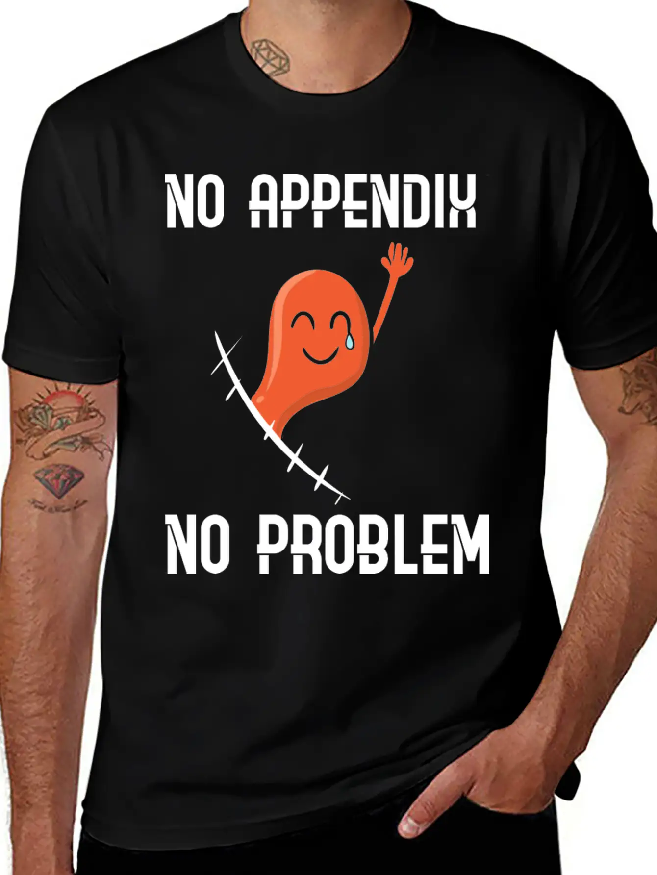 Appendix Removal Surgery Sympathy Soft Cotton Short Sleeve Tee – Unisex Wardrobe Staple