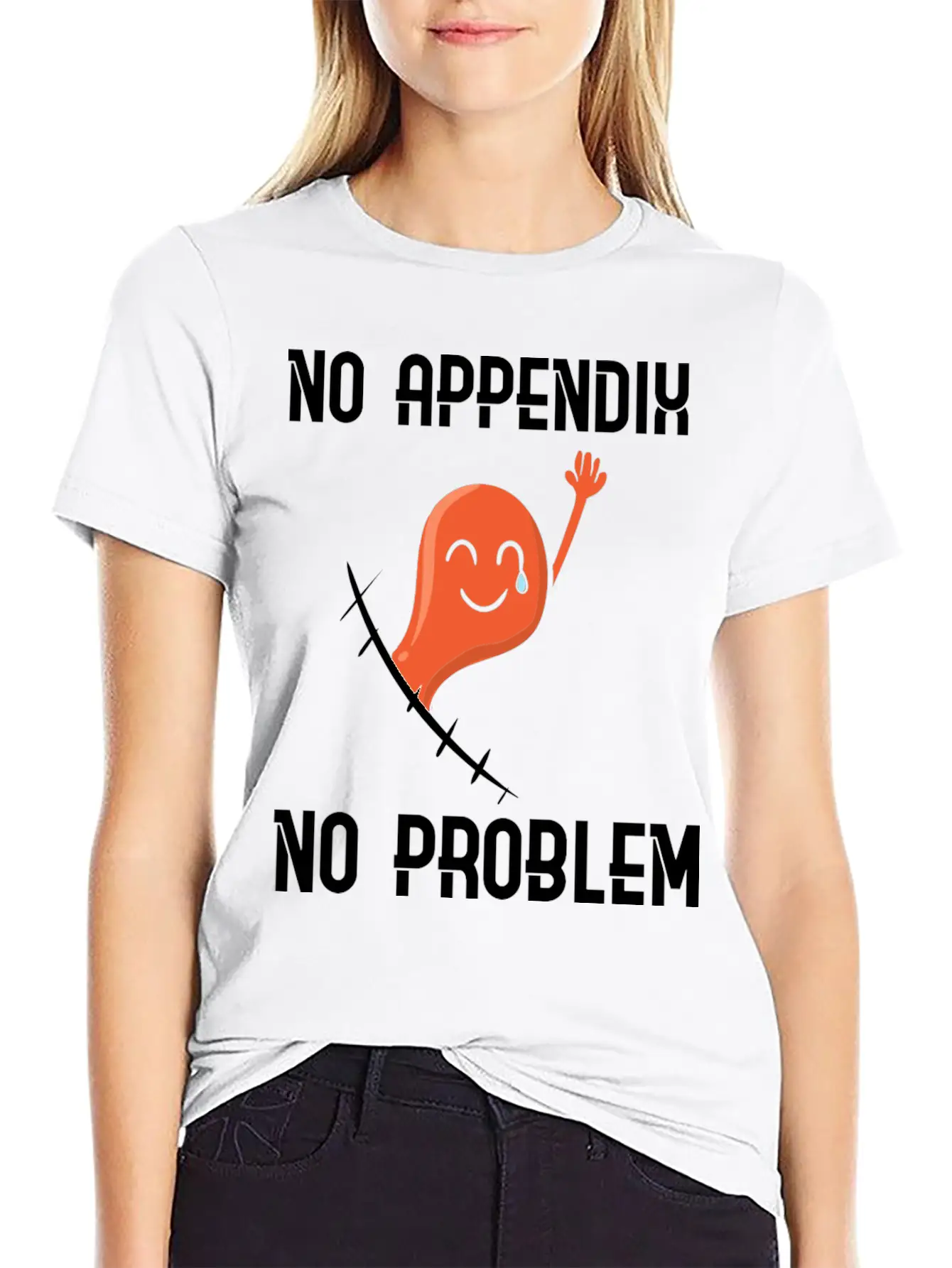 Appendix Removal Surgery Sympathy Soft Cotton Short Sleeve Tee – Unisex Wardrobe Staple
