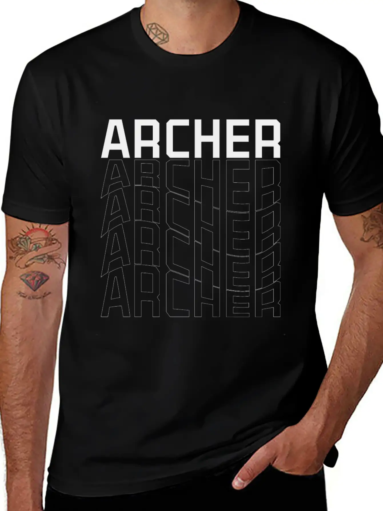 Archer Archery Bowman Unisex Casual T-Shirt – Clean Design For Daily Comfort