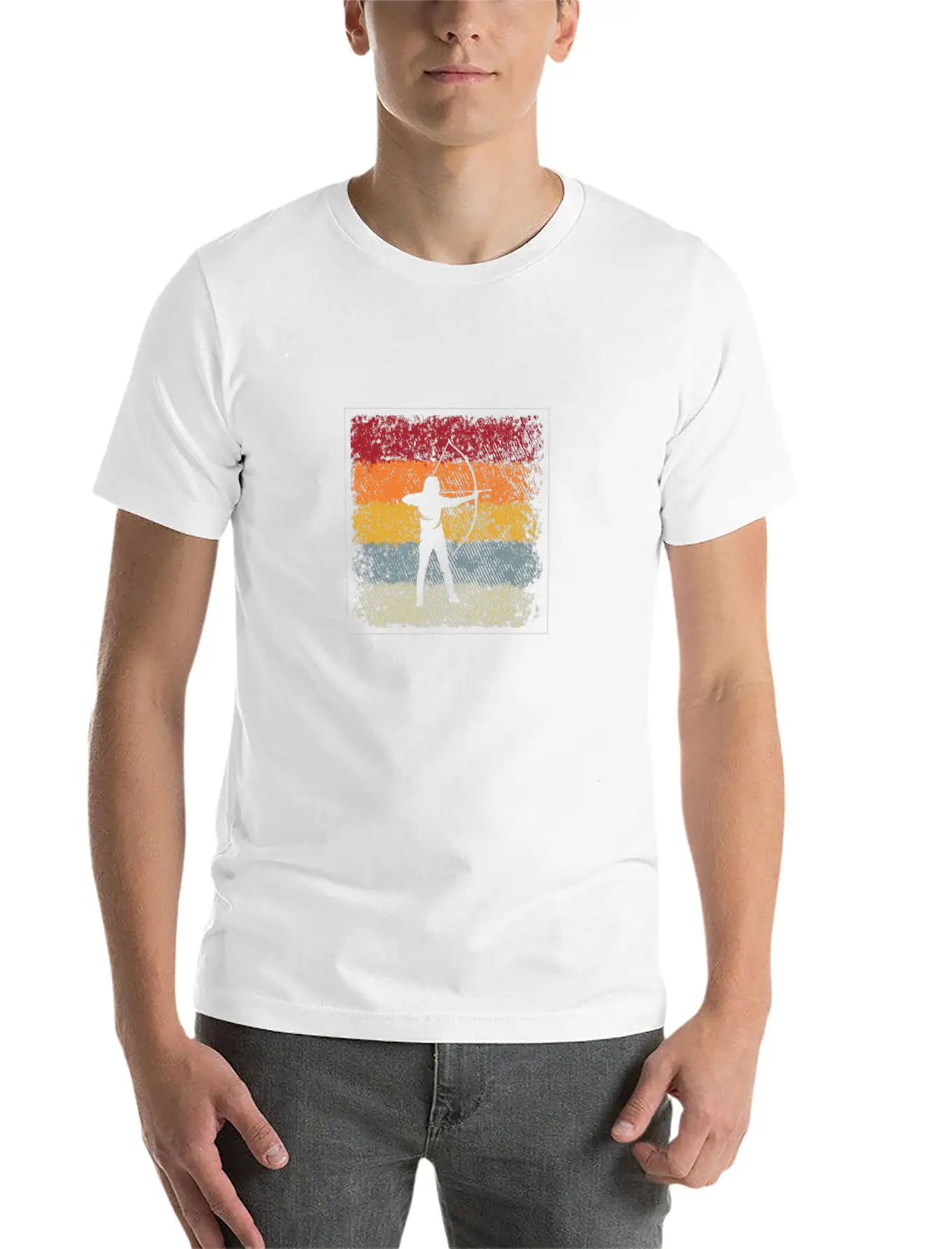 Archer Retro Modern Fit Casual T-Shirt – Clean And Versatile Design