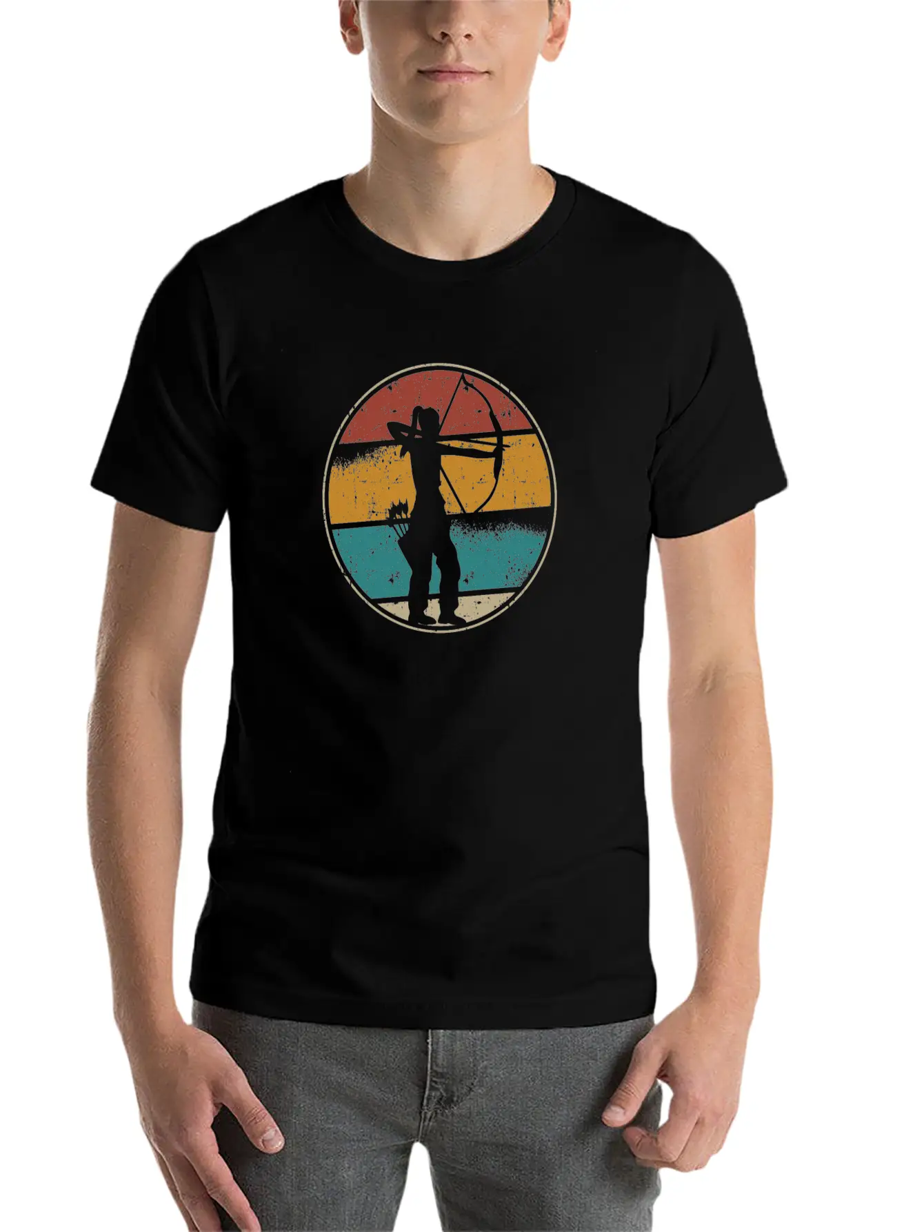 Archer Woman Archery Vintage Lightweight Cotton T-Shirt – Daily Comfort Graphic Shirt