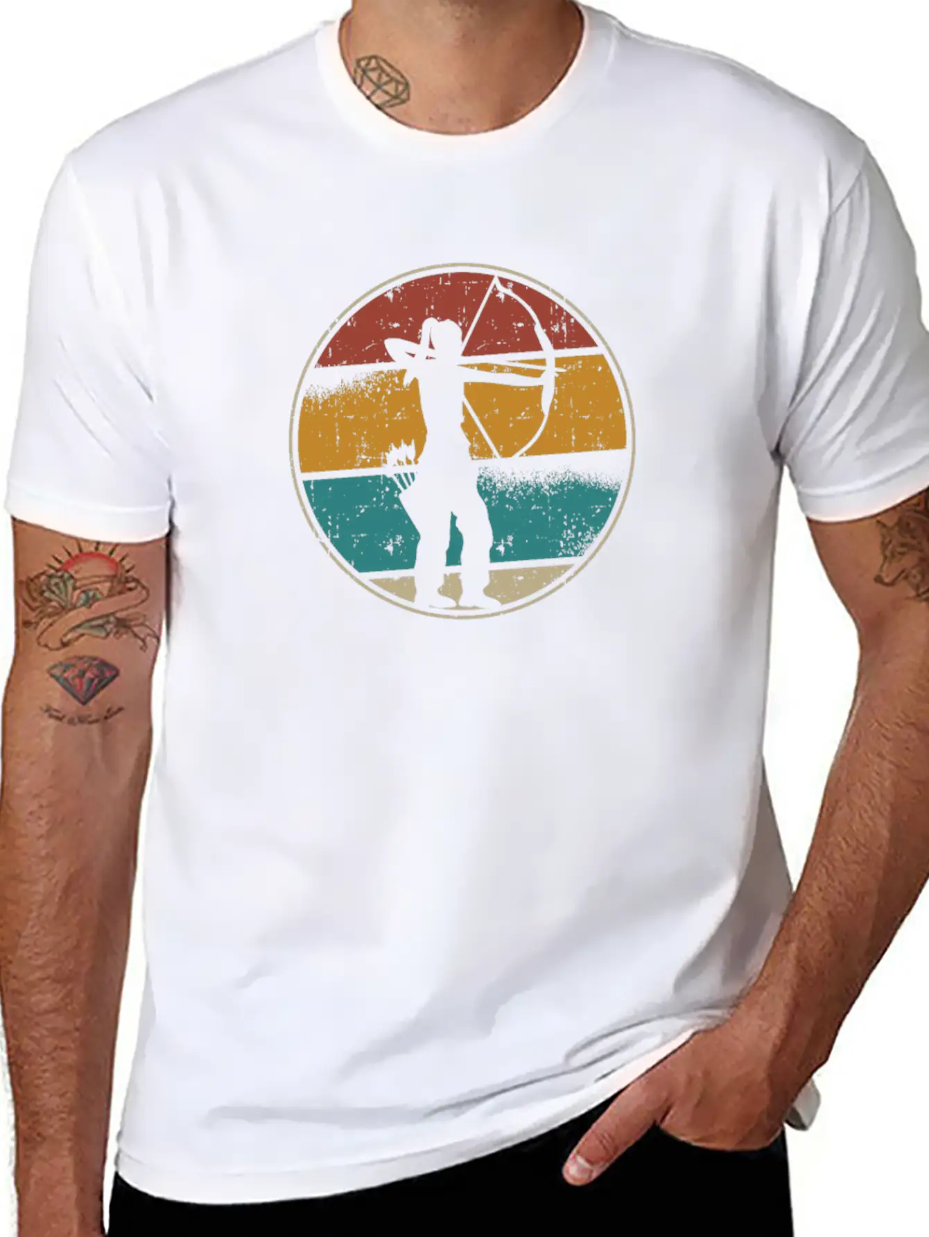 Archer Woman Archery Vintage Lightweight Cotton T-Shirt – Daily Comfort Graphic Shirt
