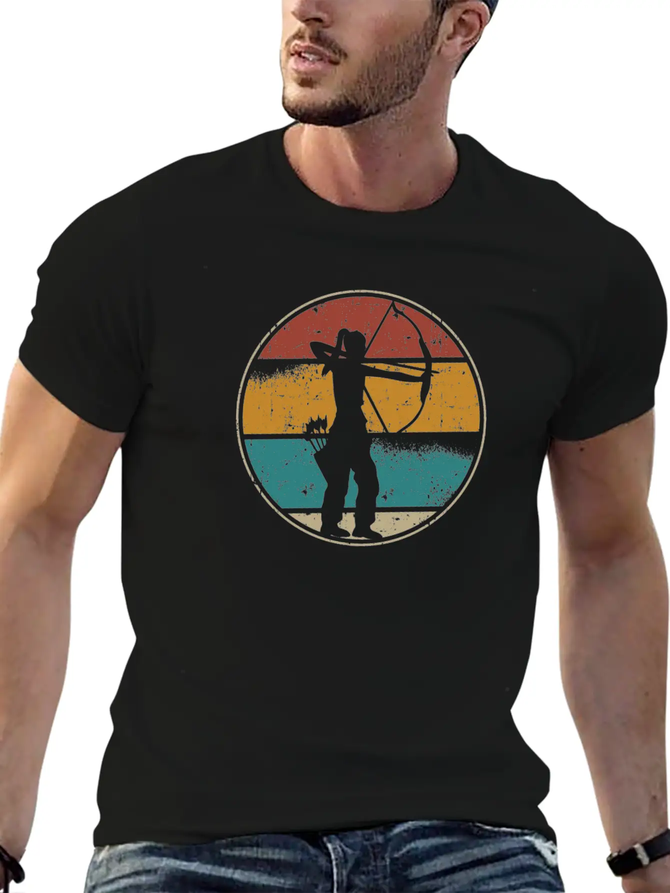 Archer Woman Archery Vintage Lightweight Cotton T-Shirt – Daily Comfort Graphic Shirt