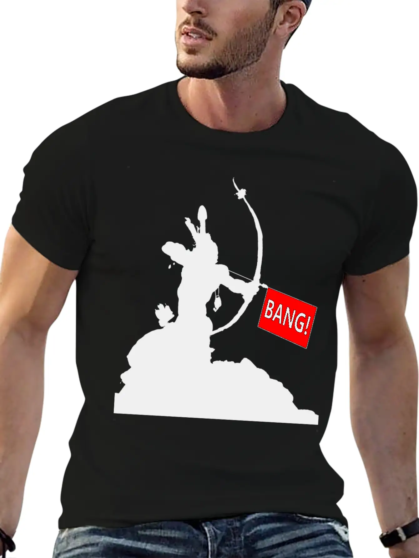Arrow Bang Funny T-shirt Unisex Casual T-Shirt ��� Clean Design For Daily Comfort