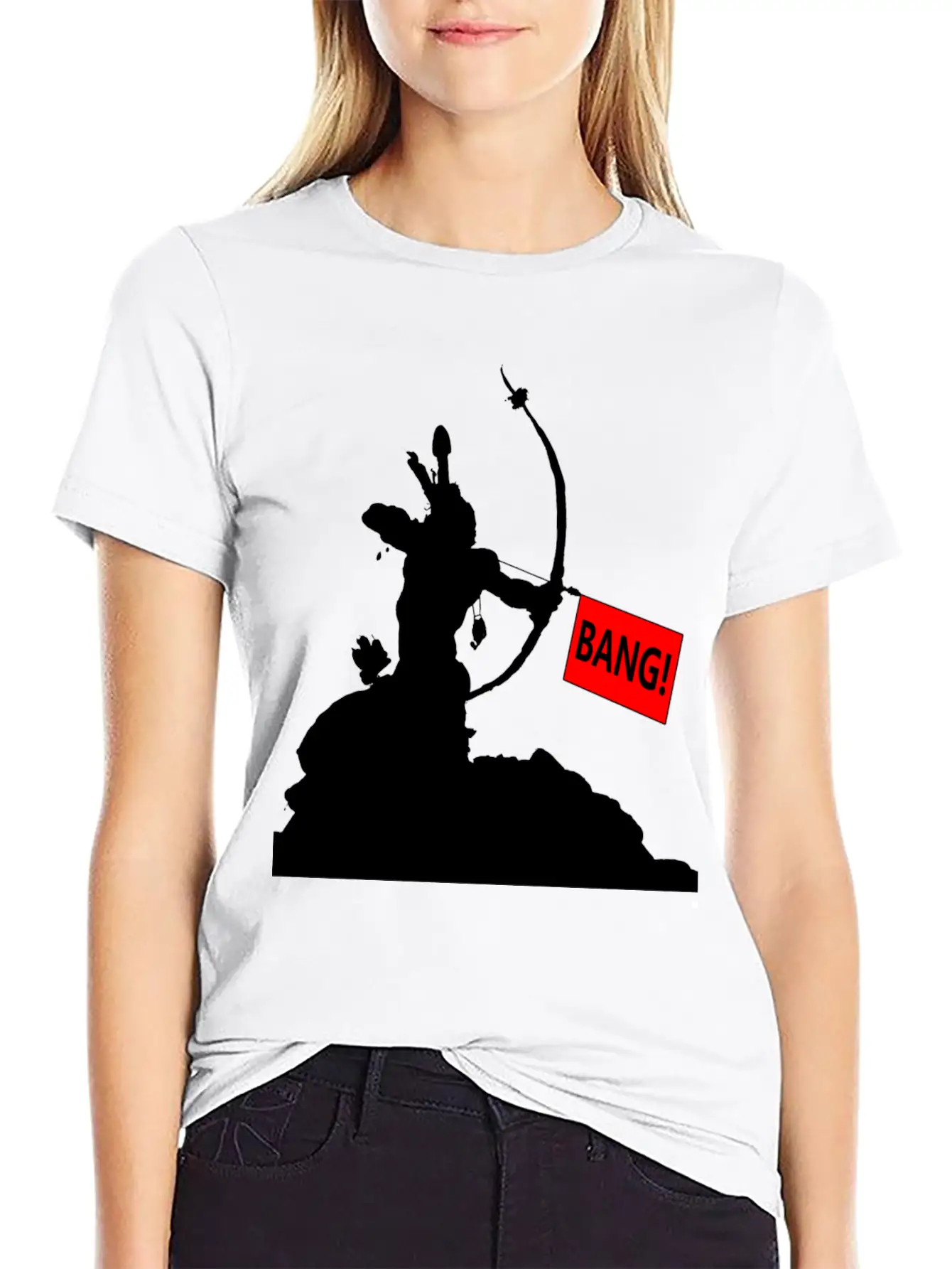 Arrow Bang Funny T-shirt Unisex Casual T-Shirt ��� Clean Design For Daily Comfort
