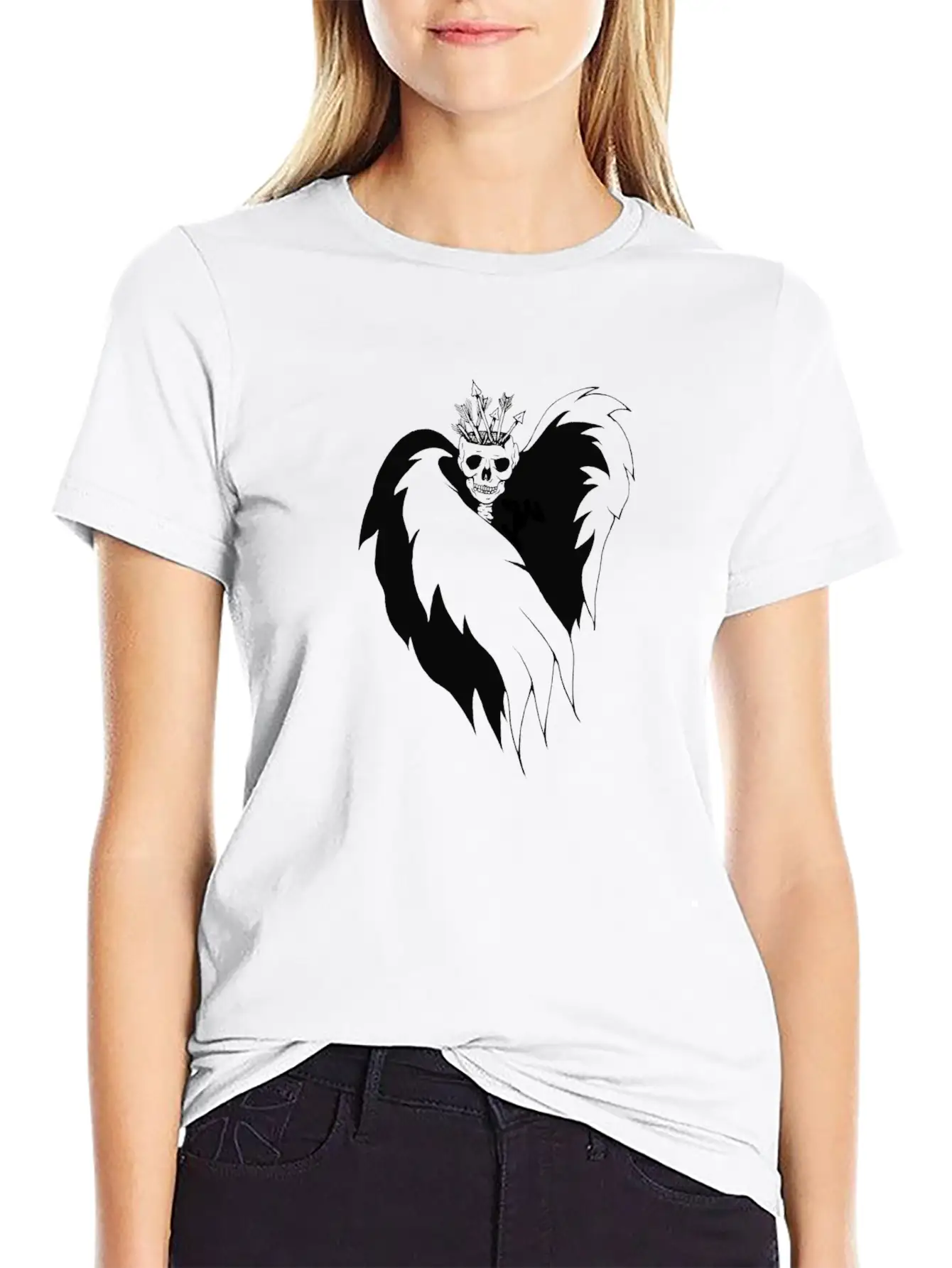 Arrow Crown Lightweight Cotton T-Shirt – Daily Comfort Graphic Shirt