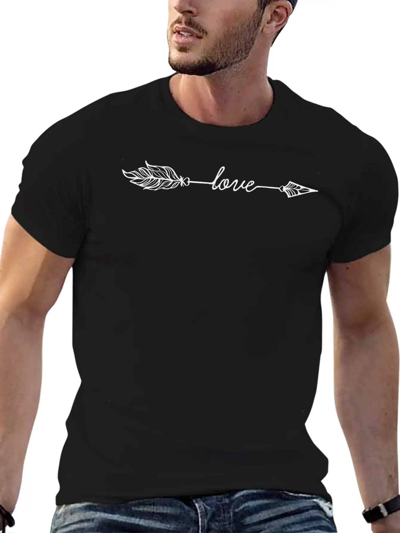 Arrow Love (Archery By BOWTIQUE) Relaxed Everyday Tee – Lightweight And Durable Cotton