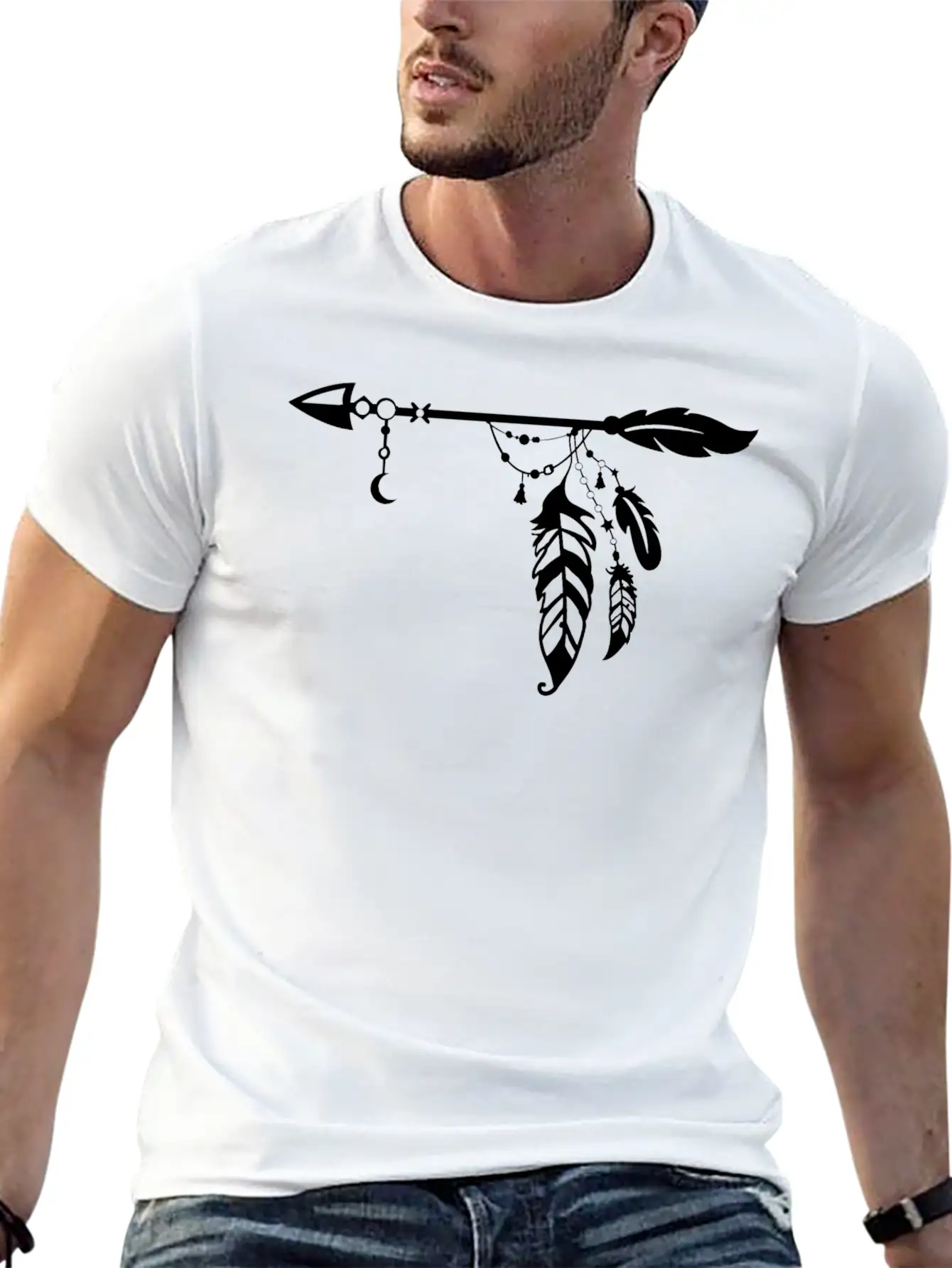 Arrow Sport Men's T Shirts Unisex Casual T-Shirt – Clean Design For Daily Comfort