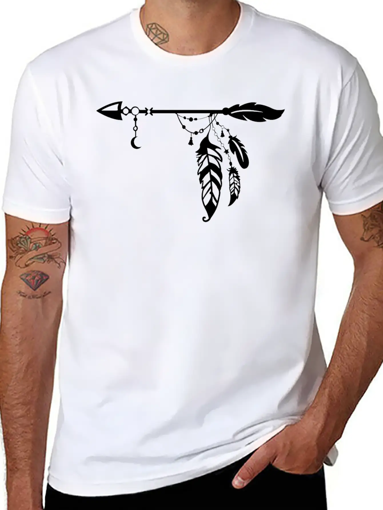Arrow Sport Men's T Shirts Unisex Casual T-Shirt – Clean Design For Daily Comfort