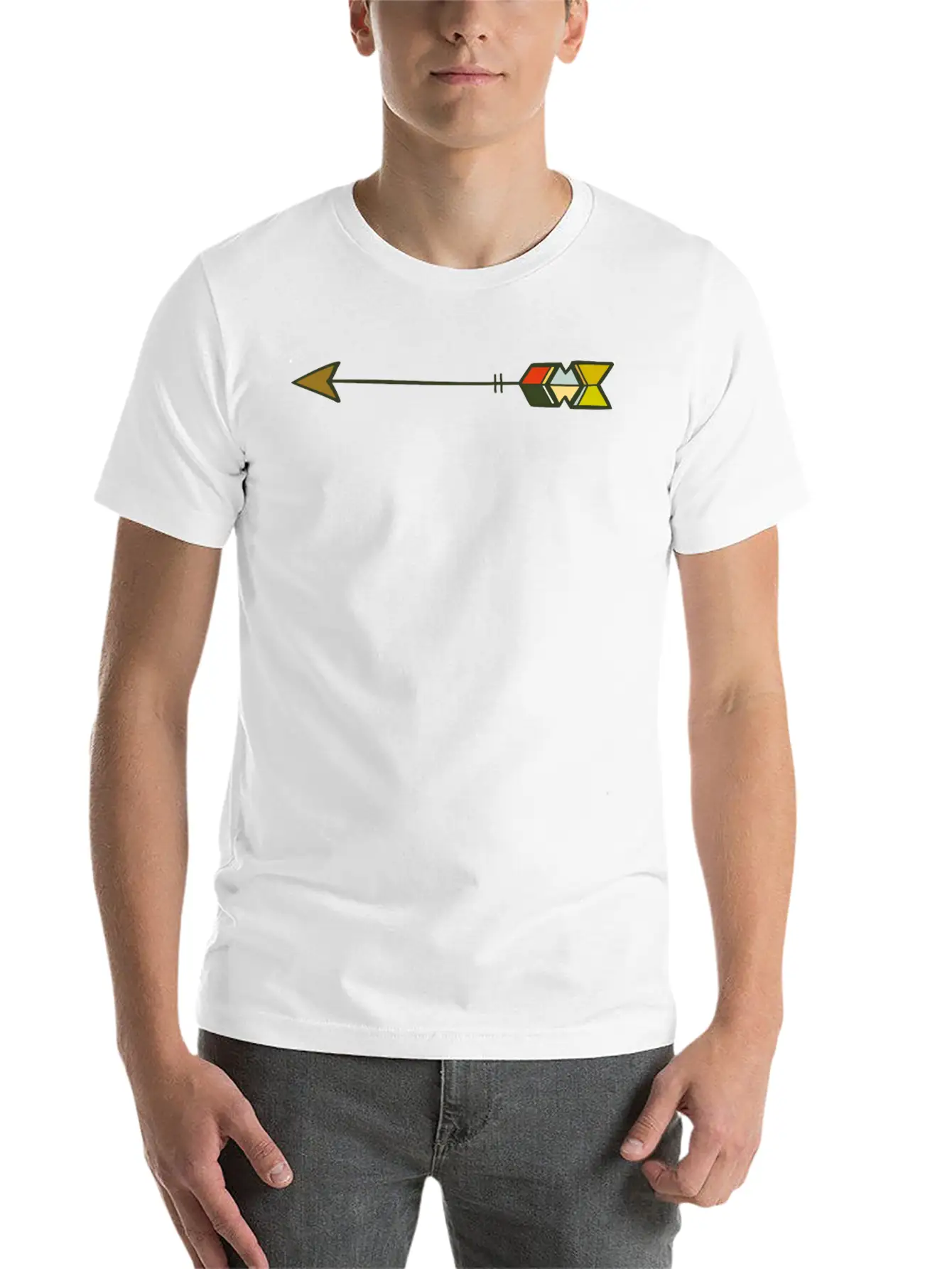 Arrow Unisex Casual T-Shirt – Clean Design For Daily Comfort