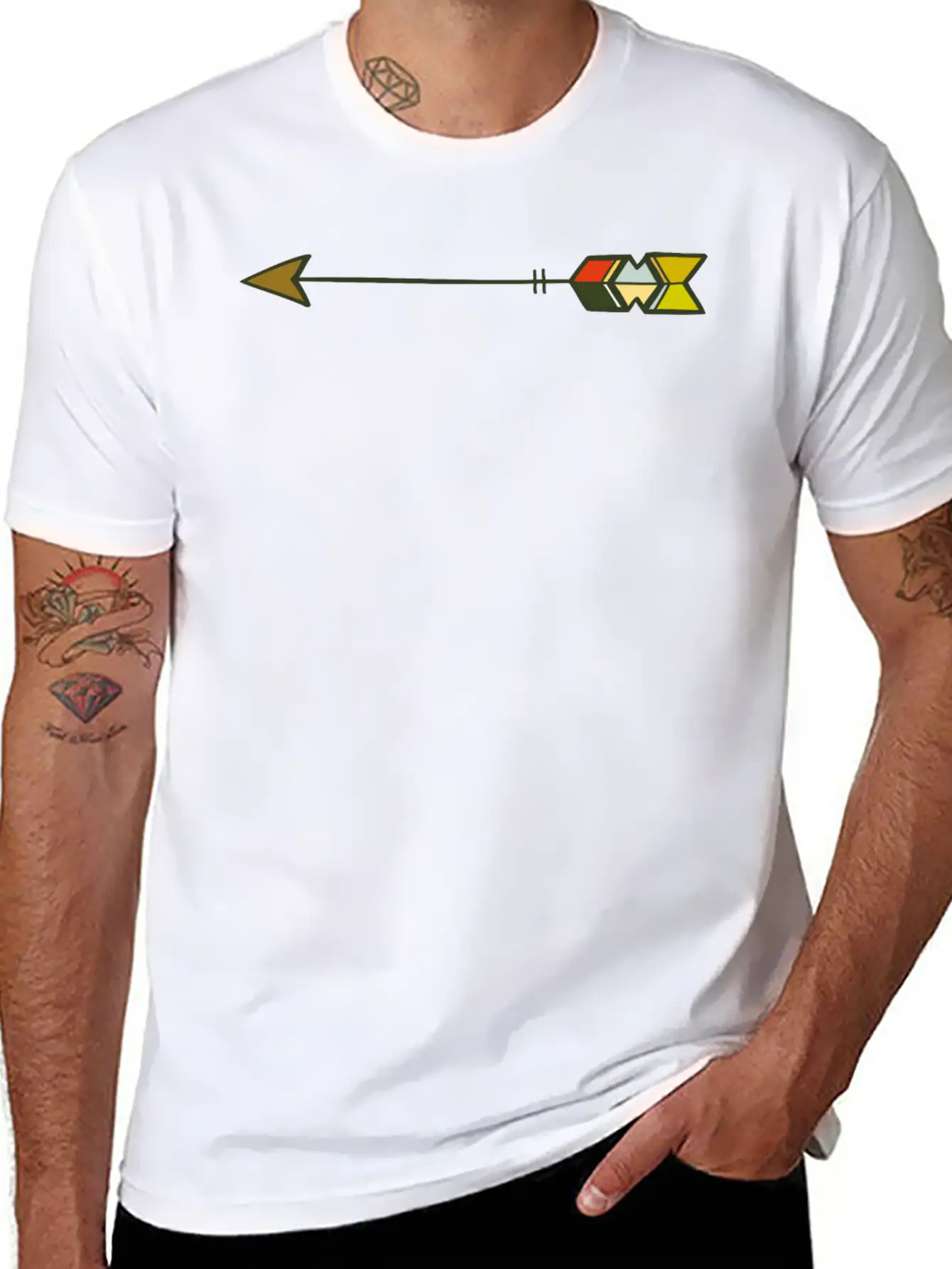 Arrow Unisex Casual T-Shirt – Clean Design For Daily Comfort
