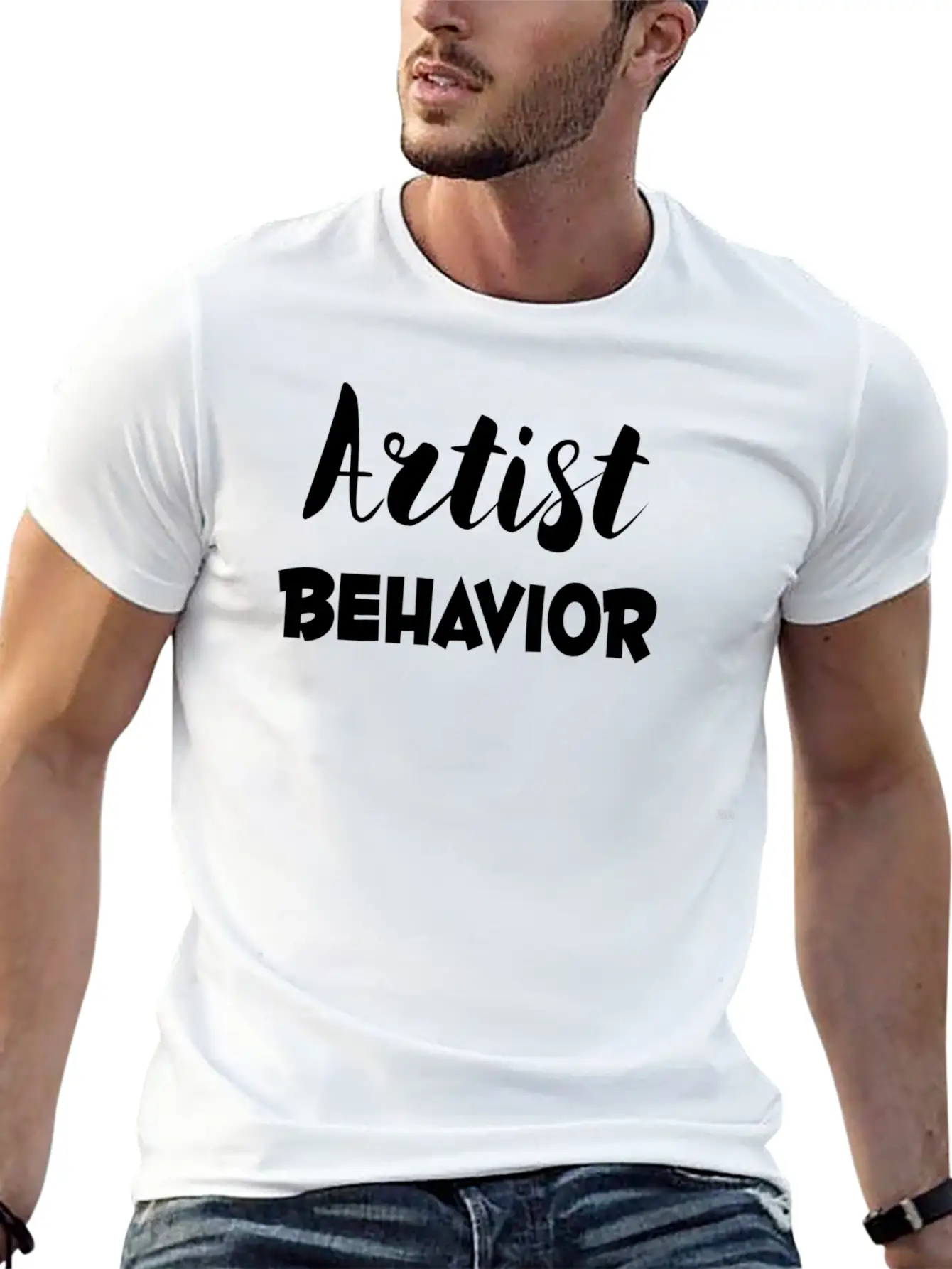 Artist Behavior Lightweight Cotton T-Shirt – Daily Comfort Graphic Shirt