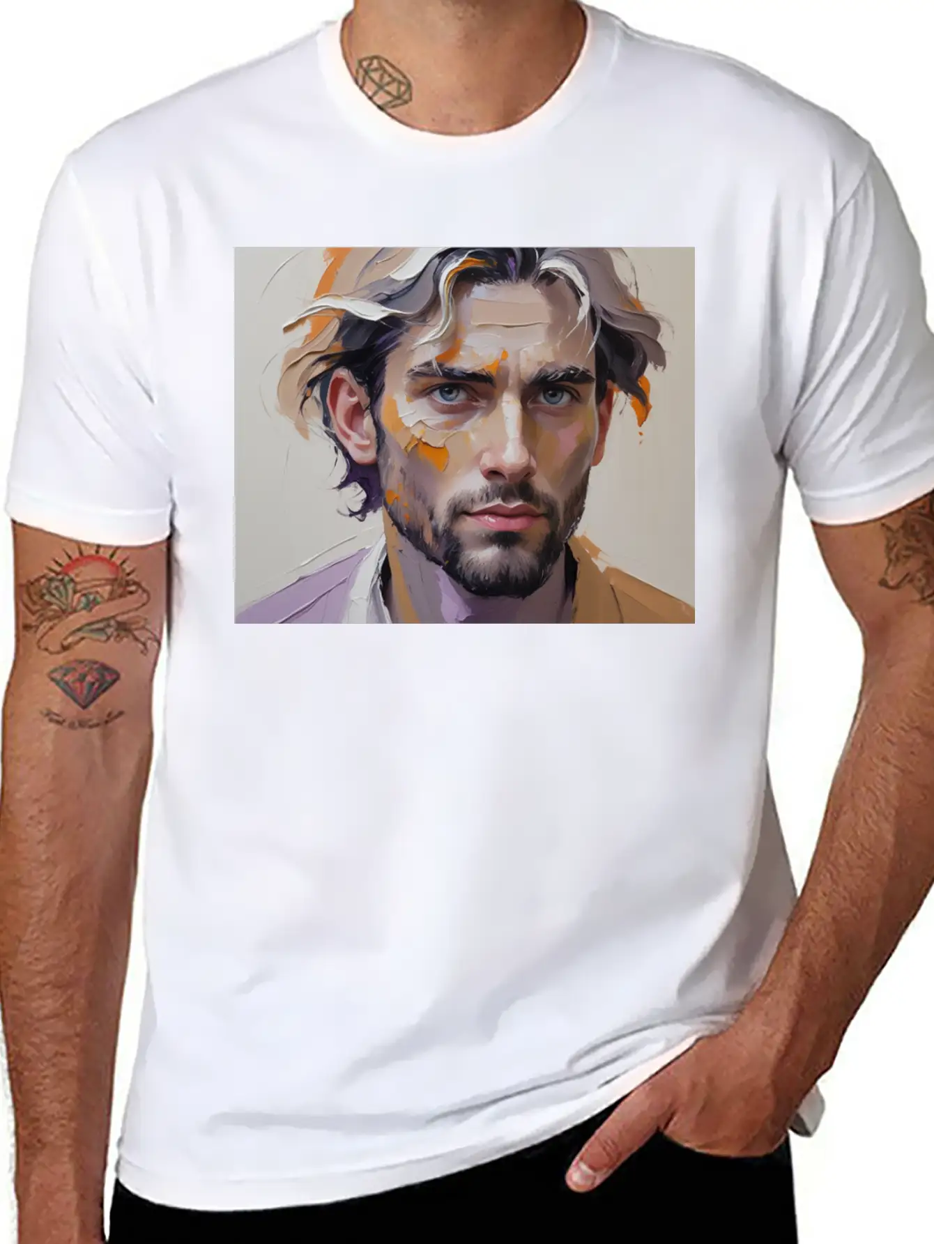 Artwork Soft Cotton Short Sleeve Tee – Unisex Wardrobe Staple