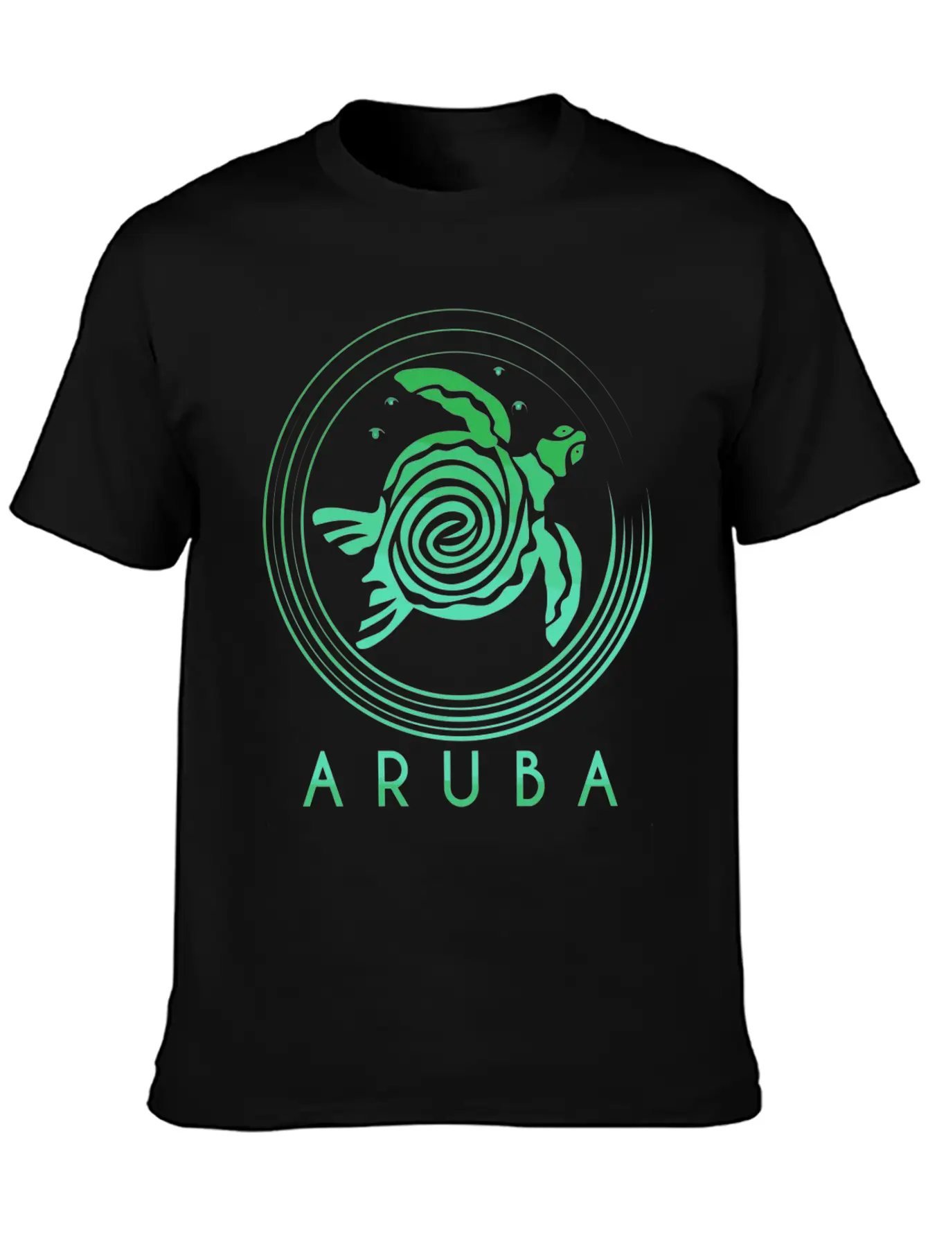 Aruba Tribal Turtle Classic Fit Graphic Tee For Daily Comfort – Unisex Cotton Shirt