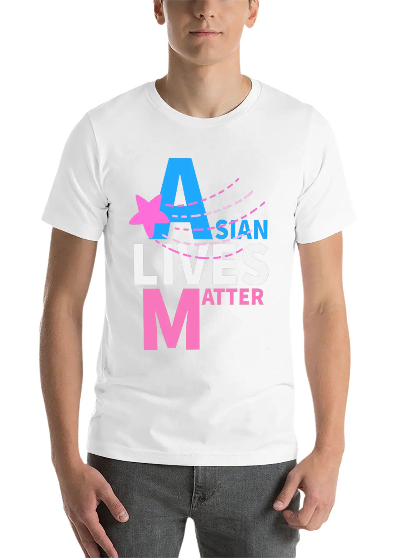 Asian Americain Unisex Casual T-Shirt – Clean Design For Daily Comfort