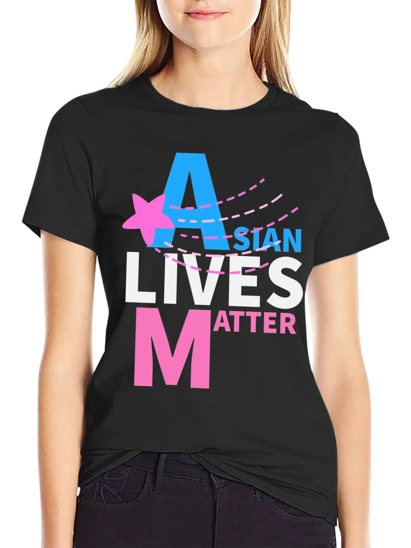 Asian Americain Unisex Casual T-Shirt – Clean Design For Daily Comfort