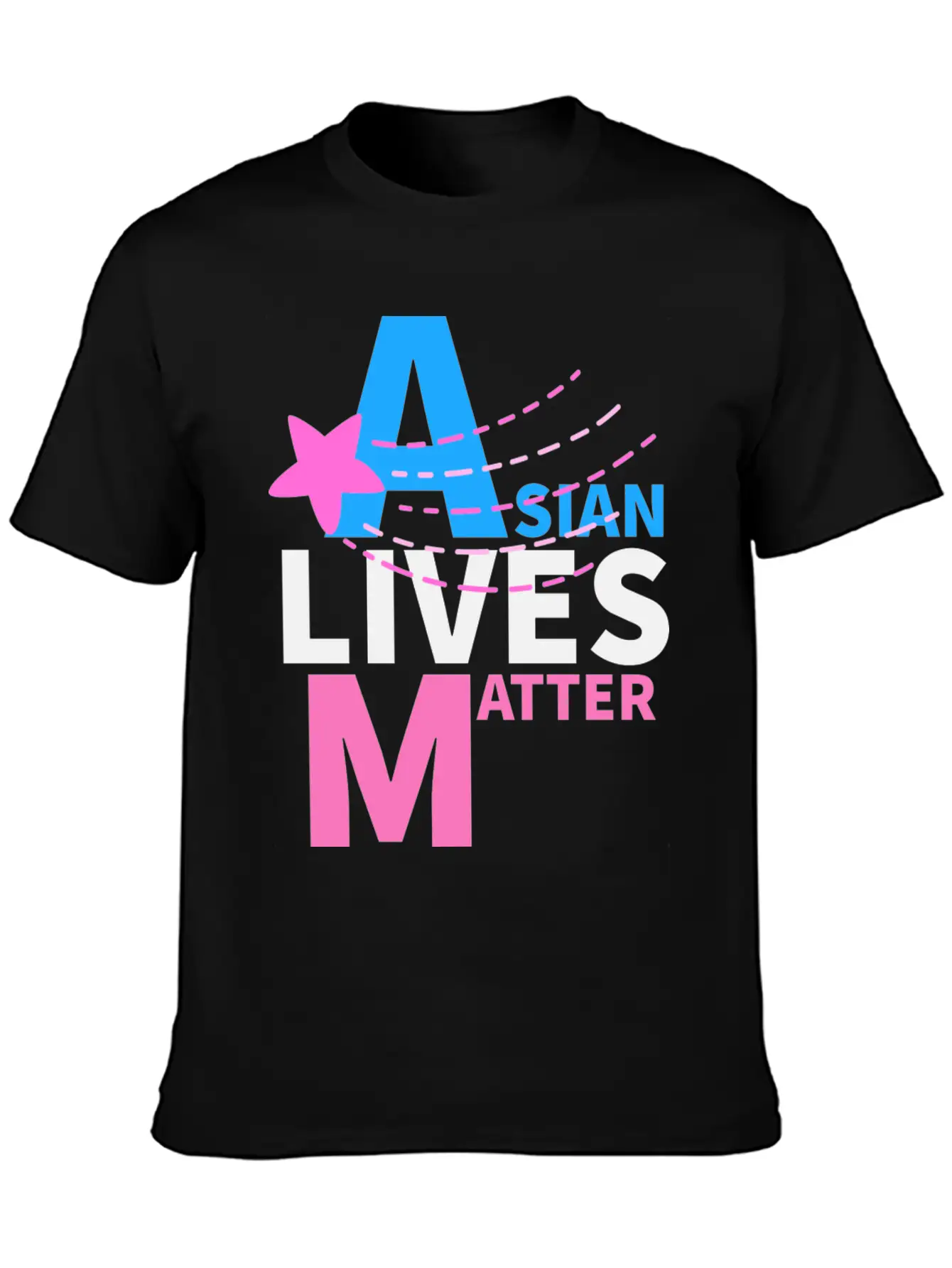 Asian Americain Unisex Casual T-Shirt – Clean Design For Daily Comfort