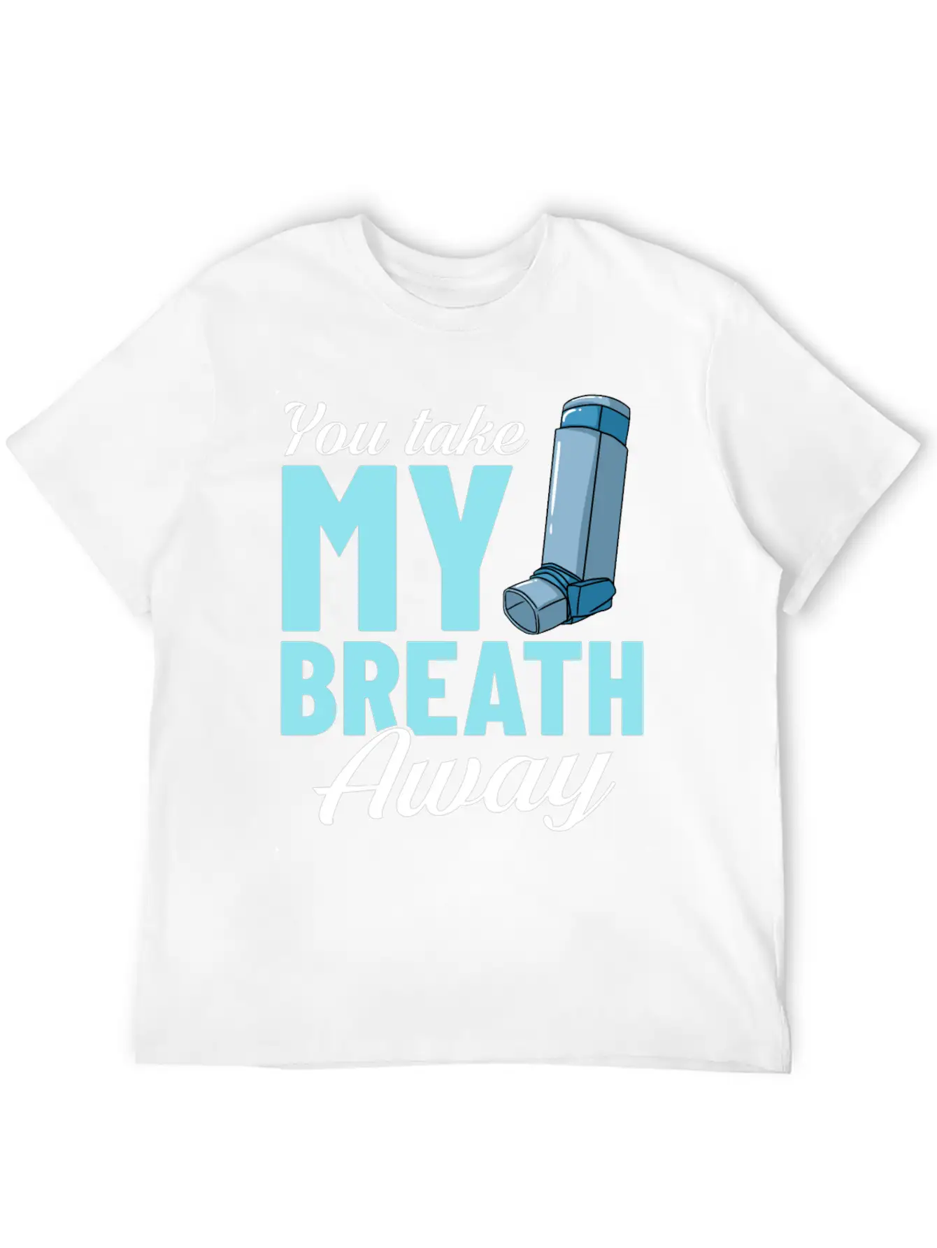 Asthma Inhaler Pump Medicine Treatment Asthmatic Unisex Casual T-Shirt – Clean Design For Daily Comfort