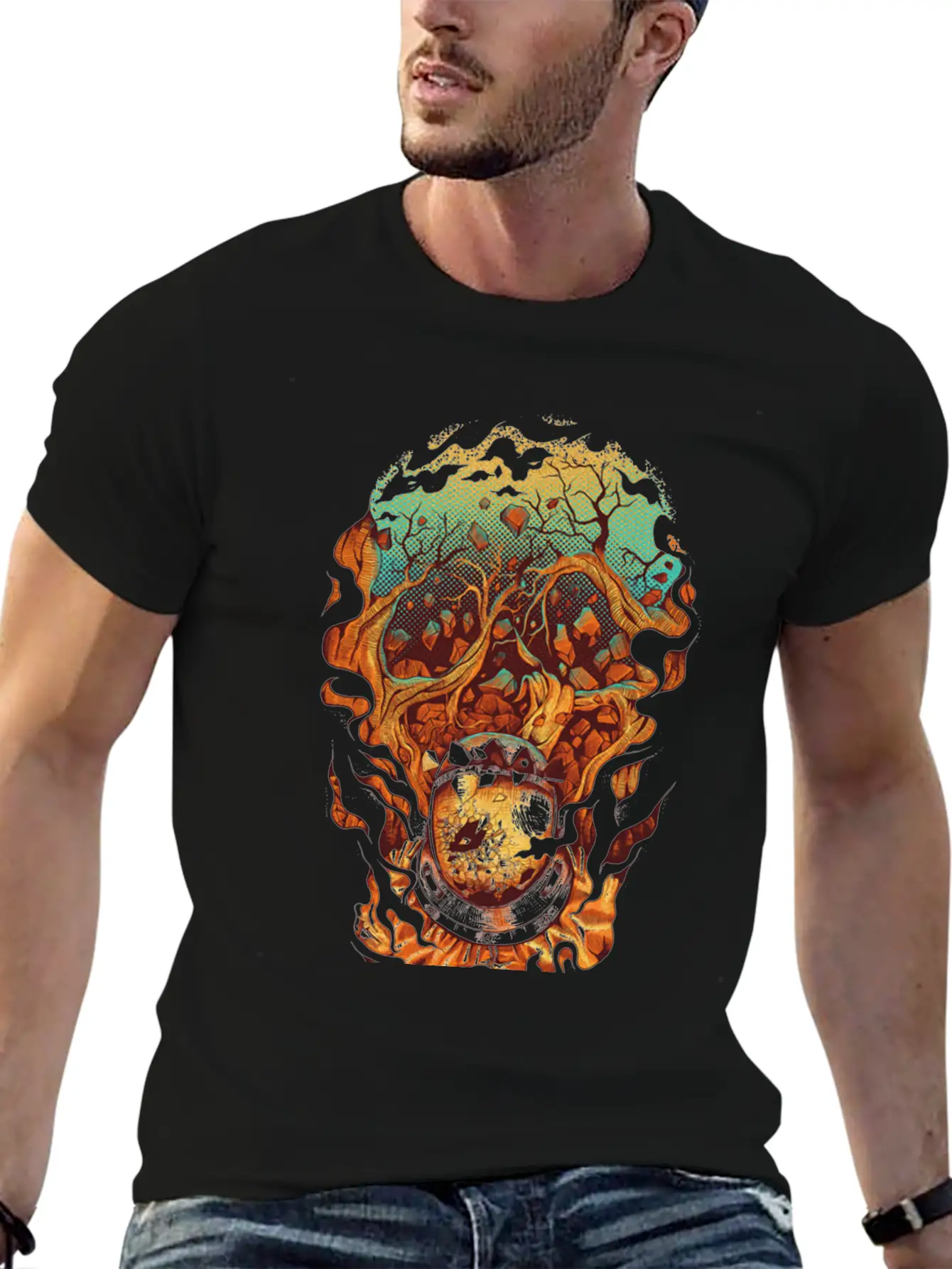 Astro Environment Unisex Casual T-Shirt – Clean Design For Daily Comfort