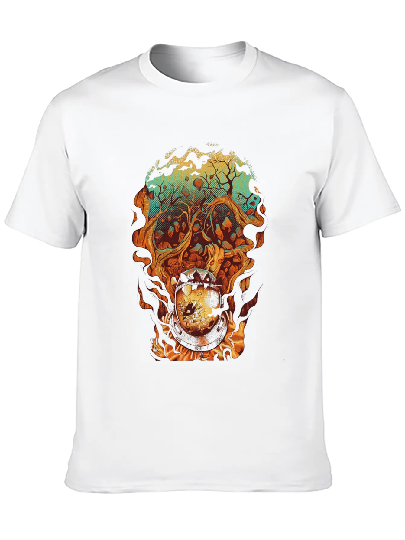 Astro Environment Unisex Casual T-Shirt – Clean Design For Daily Comfort