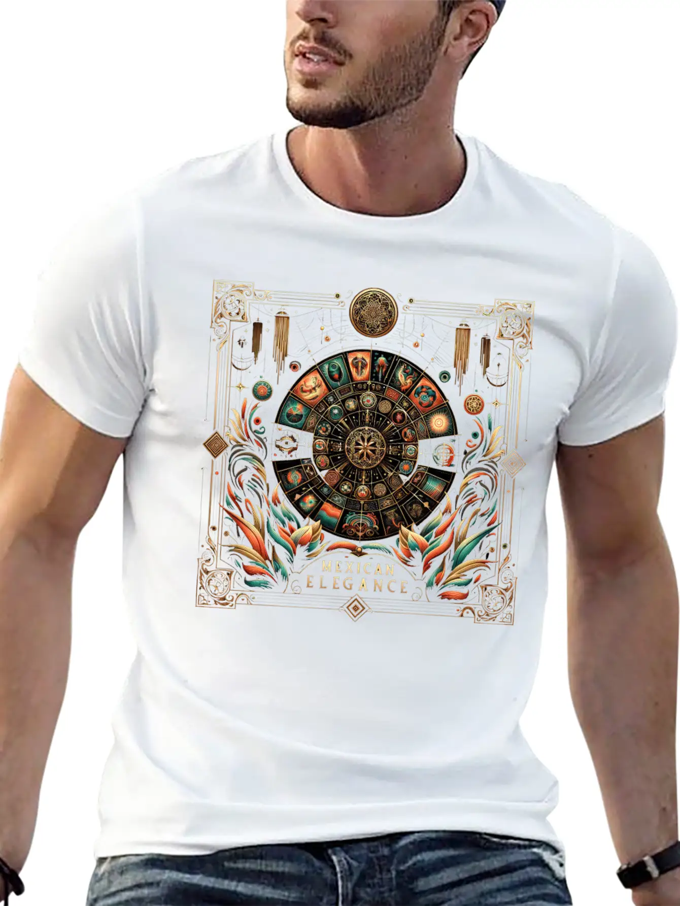 Astro Nouveau Mexican Luxe Basic Graphic T-Shirt – Daily Comfort In Soft Cotton