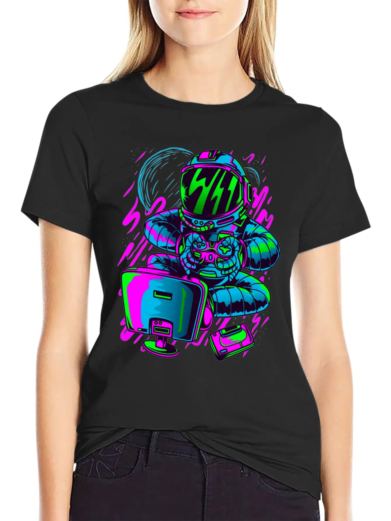 Astrogamer Unisex Casual T-Shirt – Clean Design For Daily Comfort
