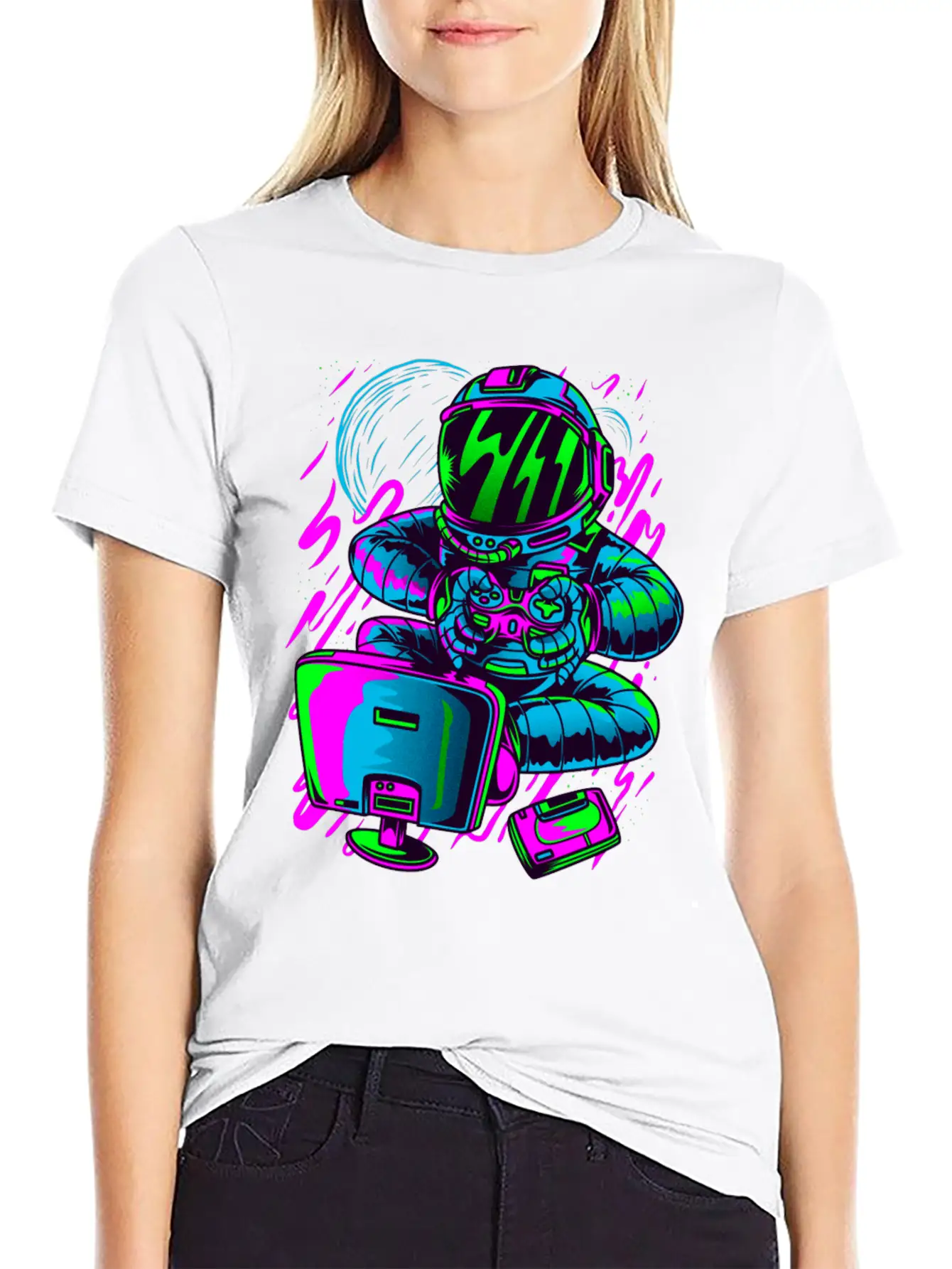 Astrogamer Unisex Casual T-Shirt – Clean Design For Daily Comfort