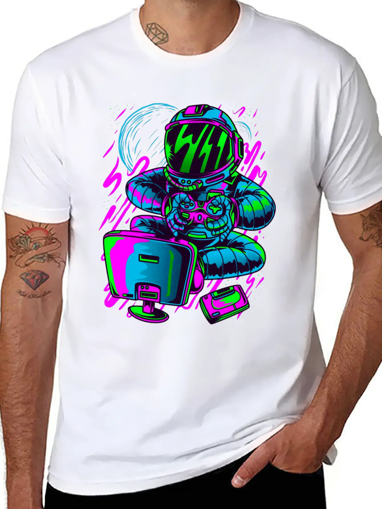 Astrogamer Unisex Casual T-Shirt – Clean Design For Daily Comfort